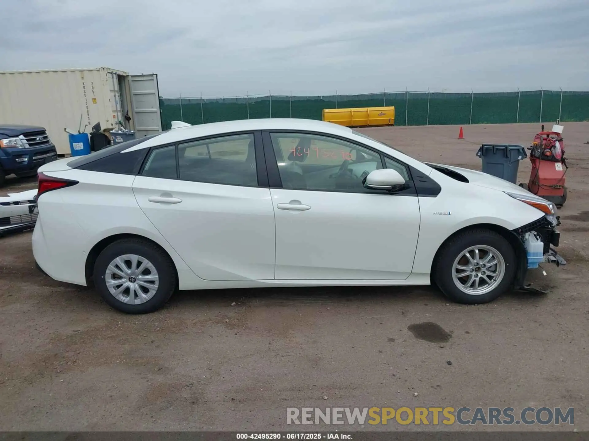 14 Photograph of a damaged car JTDKARFU7K3079057 TOYOTA PRIUS 2019