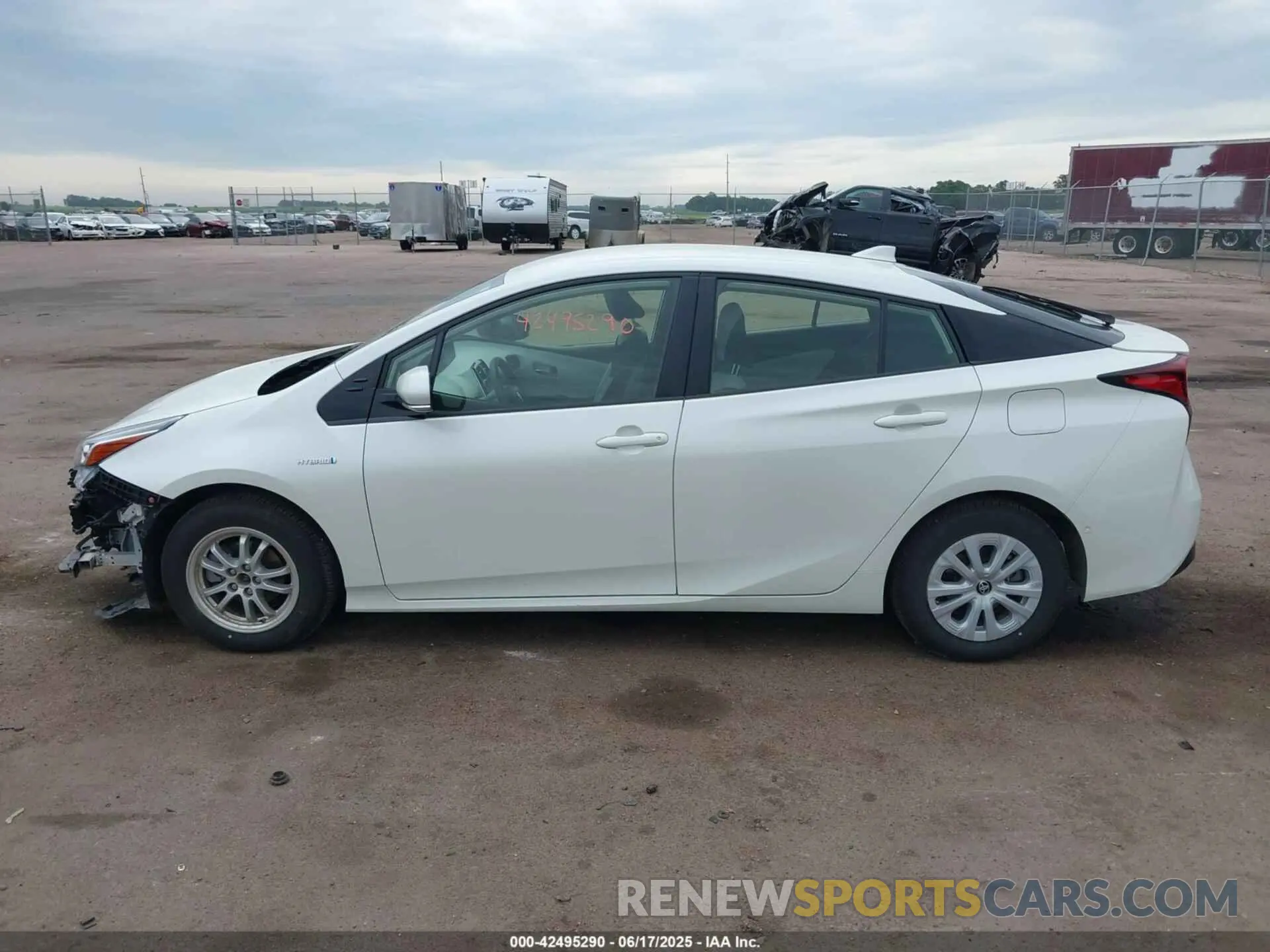 15 Photograph of a damaged car JTDKARFU7K3079057 TOYOTA PRIUS 2019