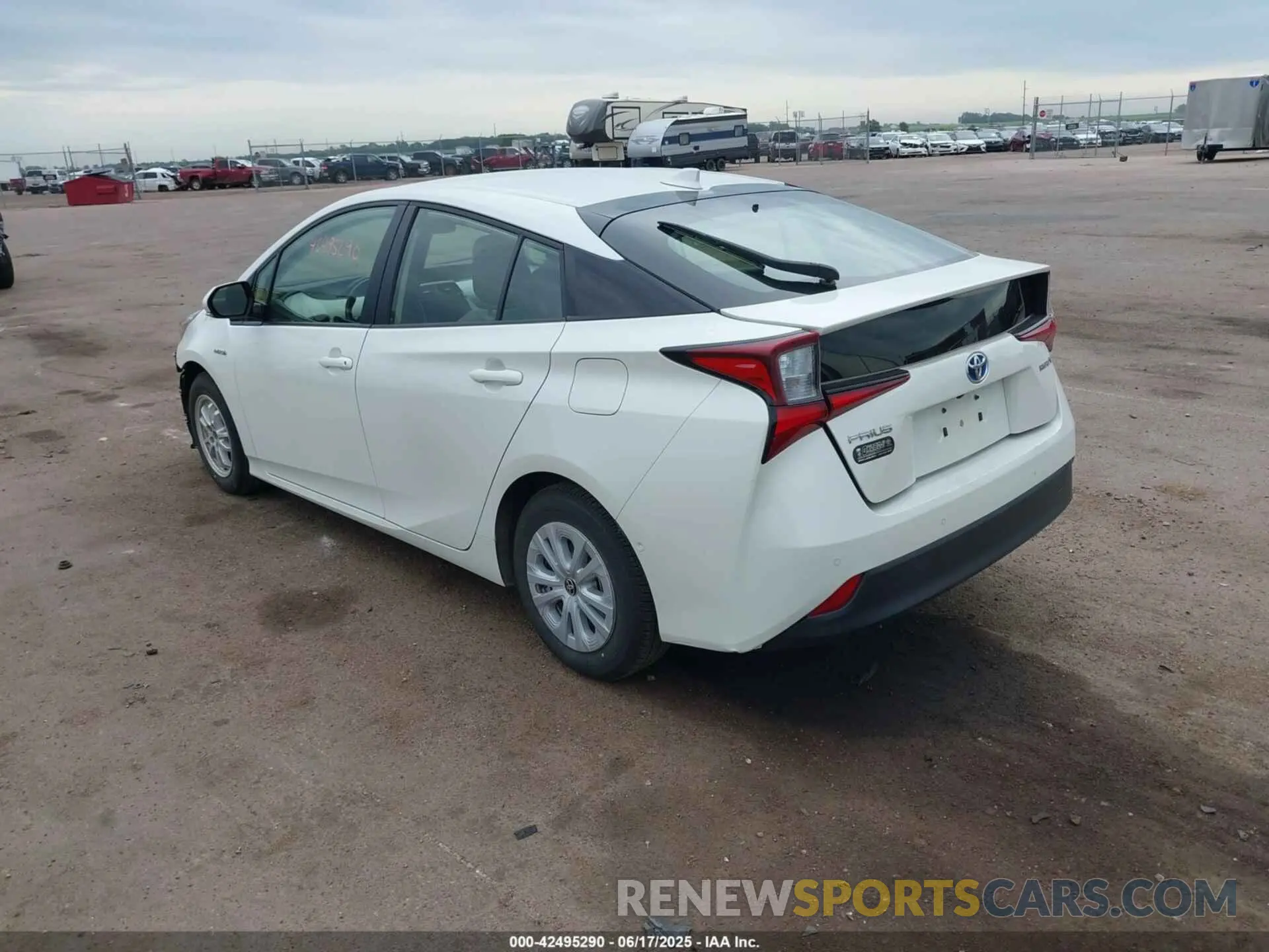 3 Photograph of a damaged car JTDKARFU7K3079057 TOYOTA PRIUS 2019