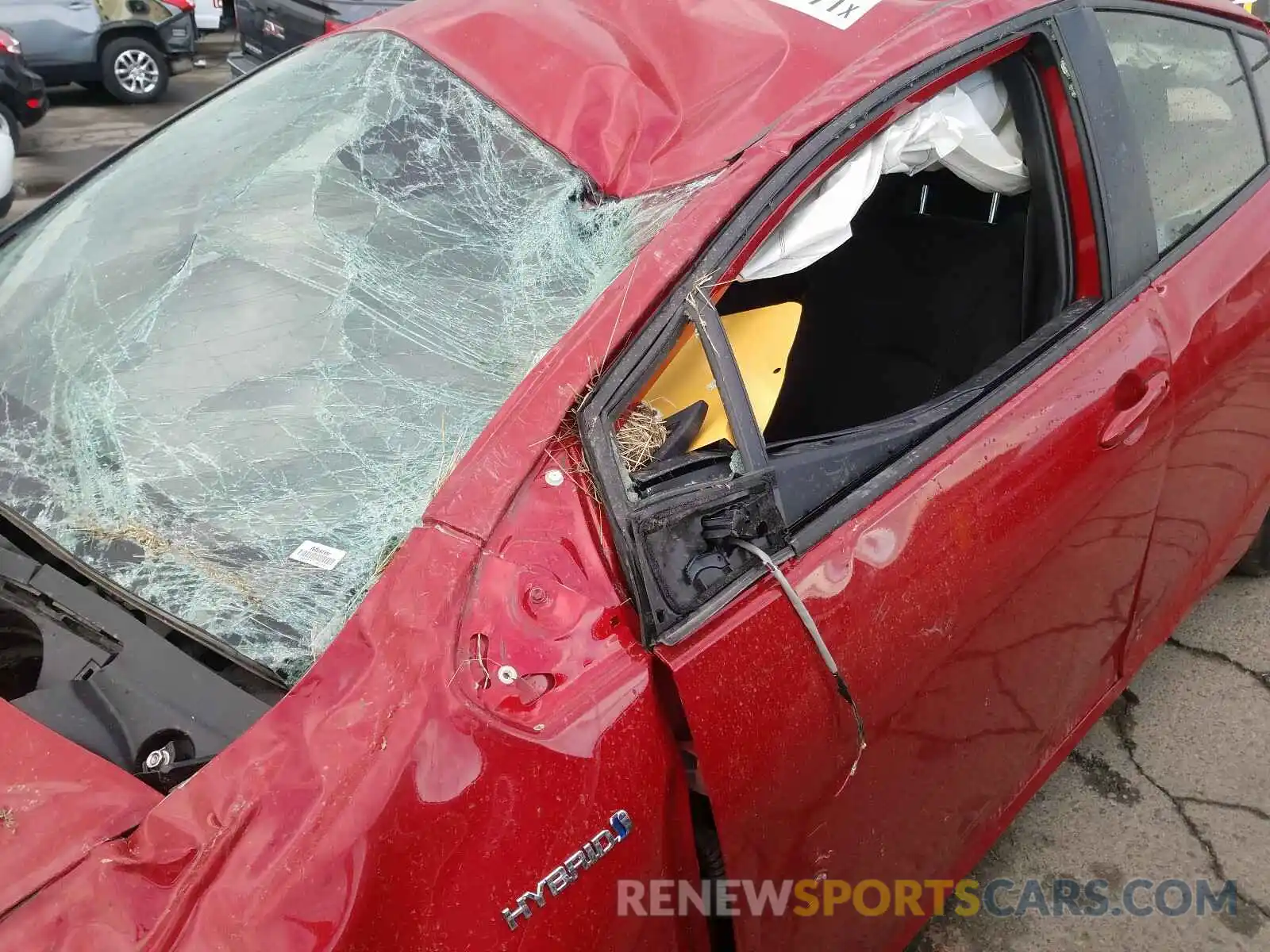 9 Photograph of a damaged car JTDKARFU7K3081729 TOYOTA PRIUS 2019