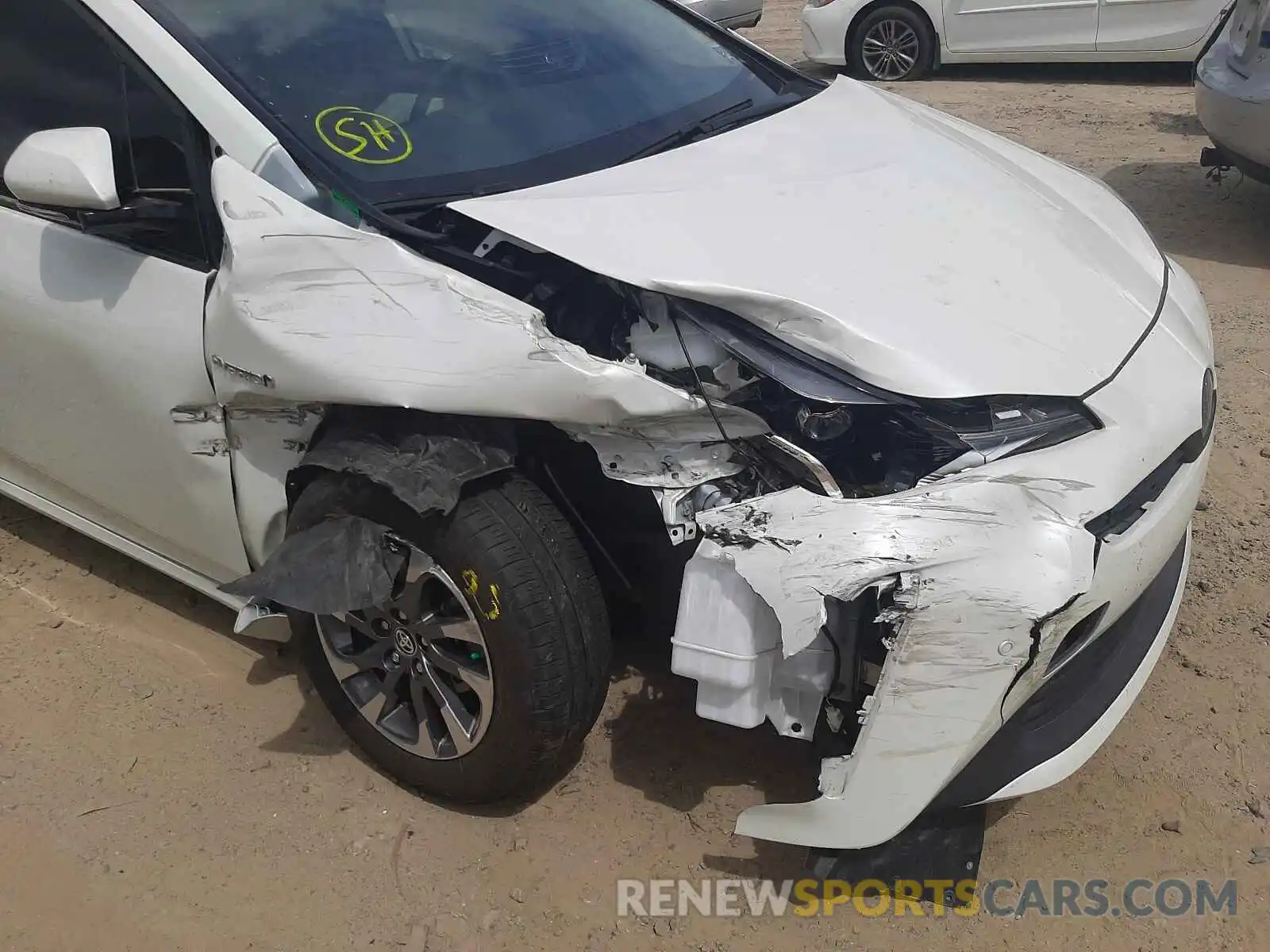 9 Photograph of a damaged car JTDKARFU7K3083125 TOYOTA PRIUS 2019