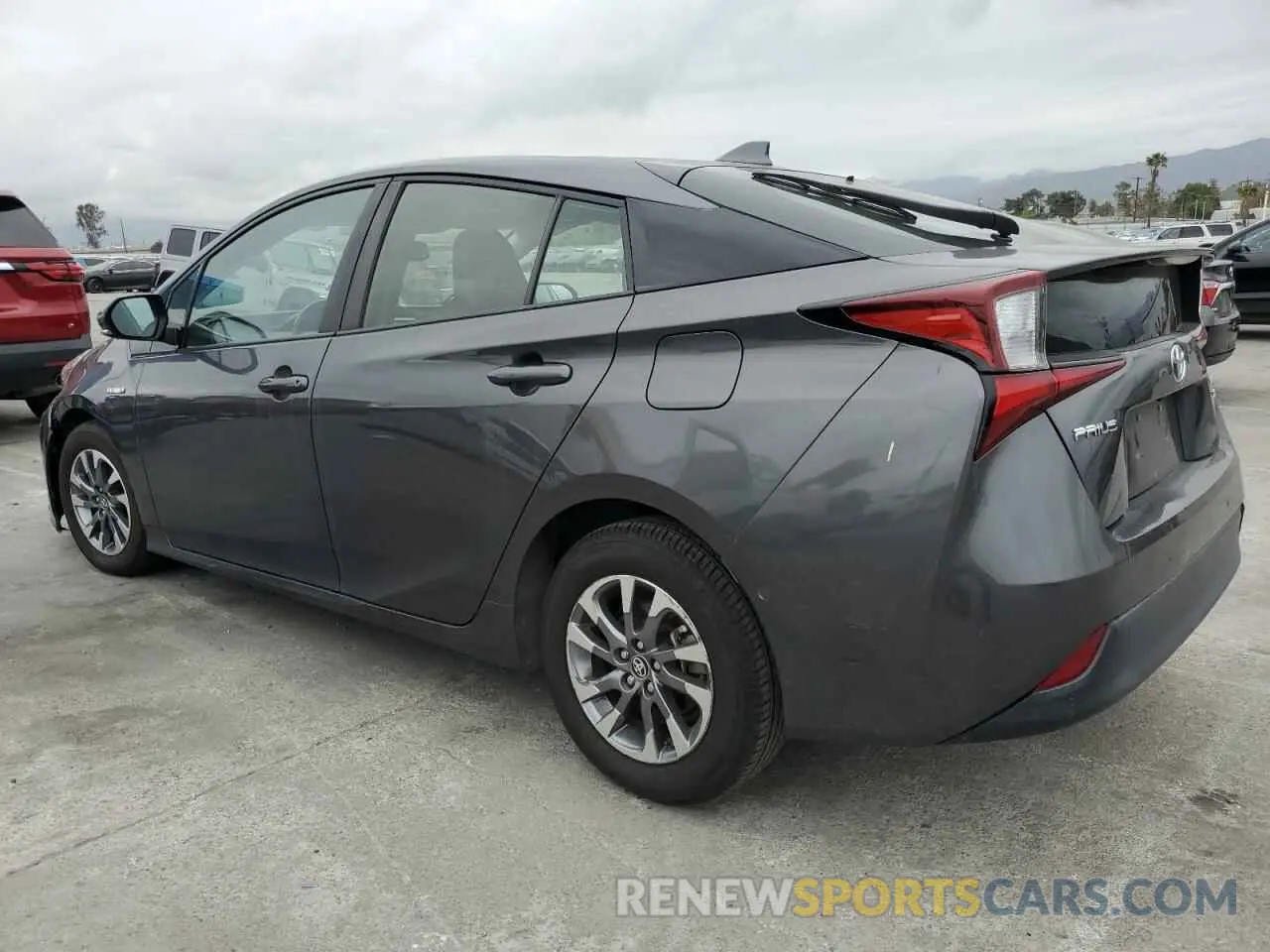 2 Photograph of a damaged car JTDKARFU7K3086591 TOYOTA PRIUS 2019