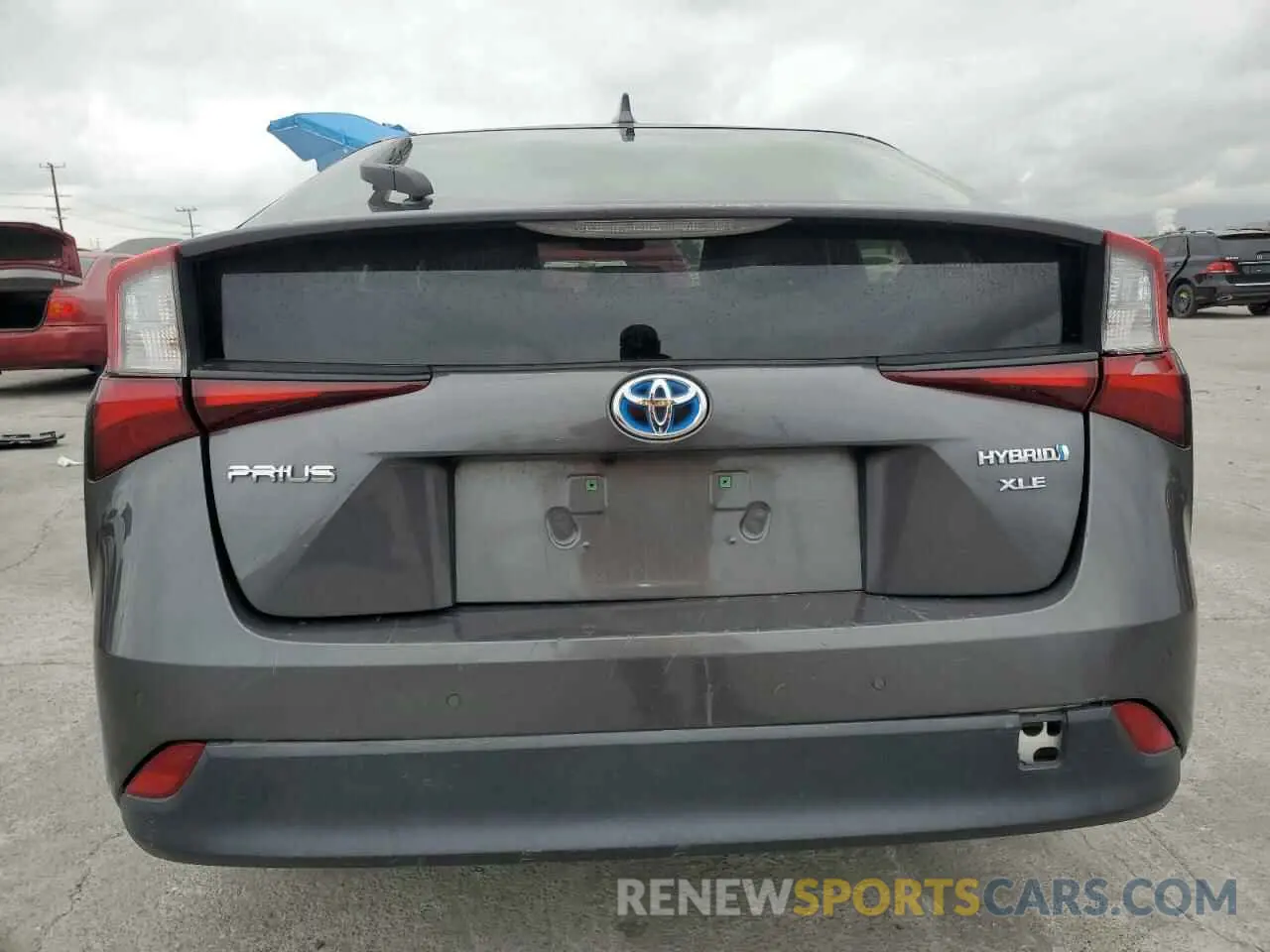 6 Photograph of a damaged car JTDKARFU7K3086591 TOYOTA PRIUS 2019