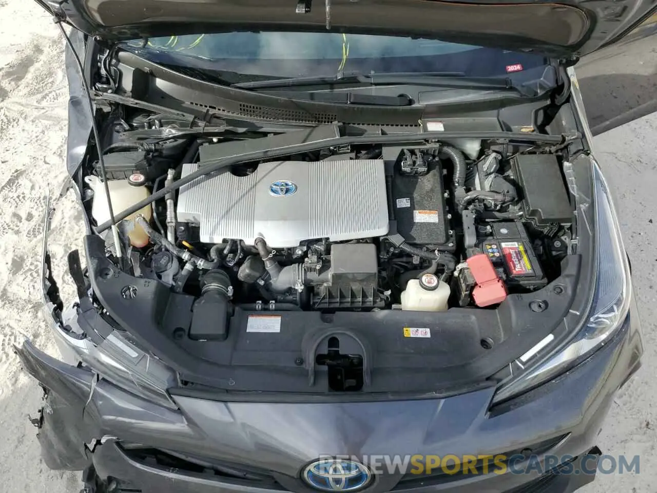 11 Photograph of a damaged car JTDKARFU7K3087515 TOYOTA PRIUS 2019