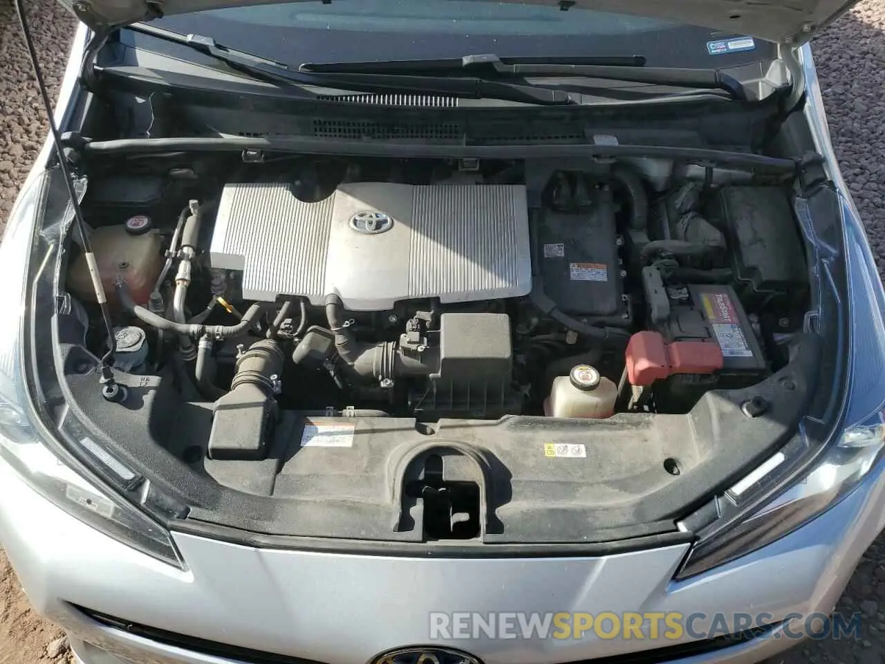 11 Photograph of a damaged car JTDKARFU7K3087904 TOYOTA PRIUS 2019