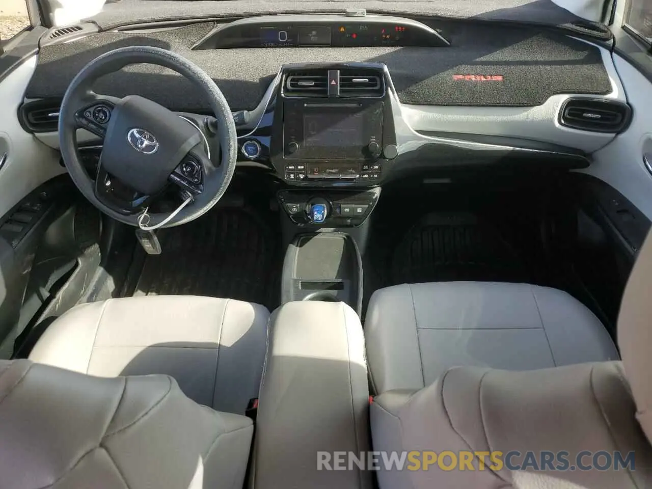 8 Photograph of a damaged car JTDKARFU7K3087904 TOYOTA PRIUS 2019