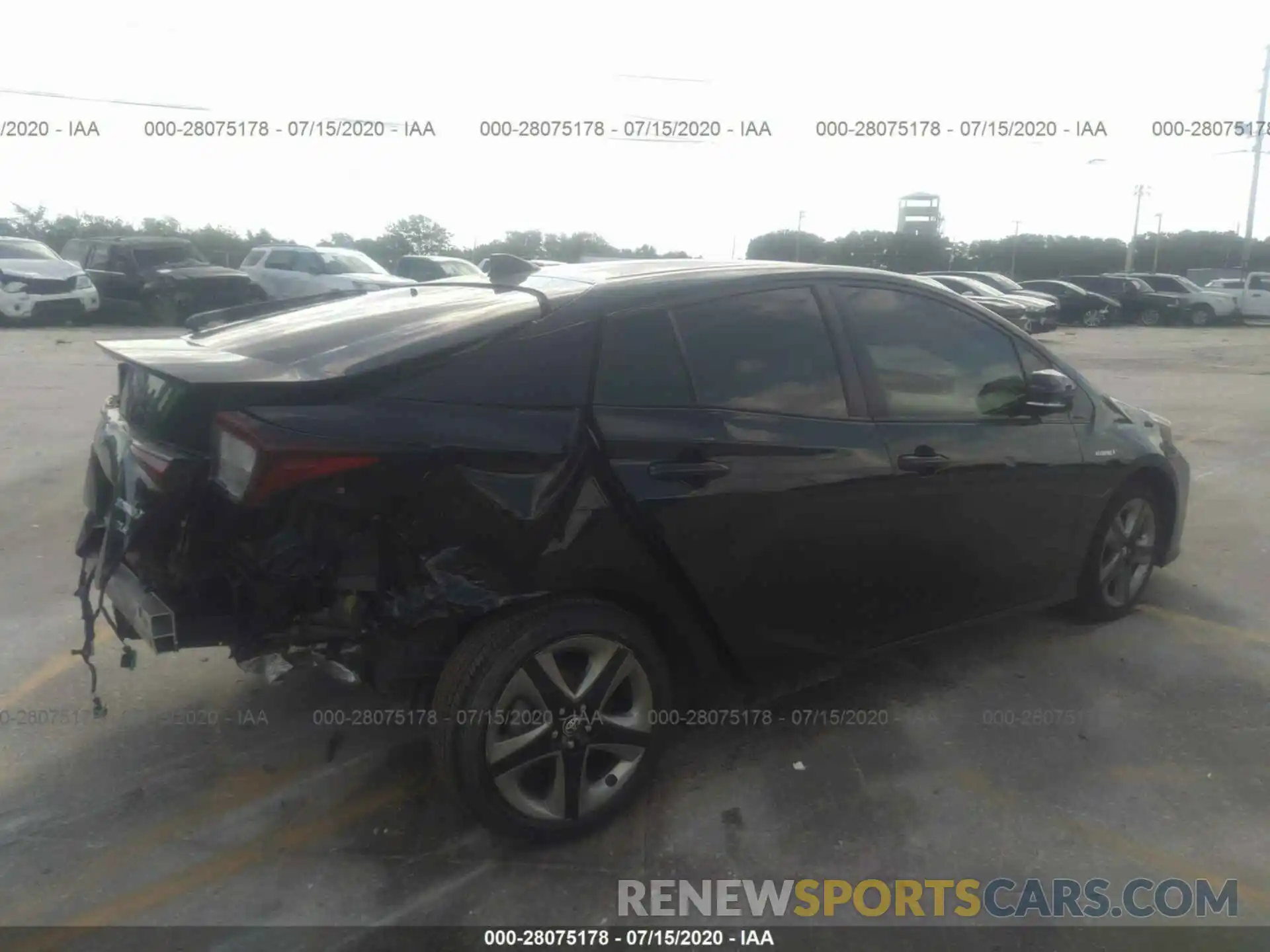 4 Photograph of a damaged car JTDKARFU7K3091631 TOYOTA PRIUS 2019