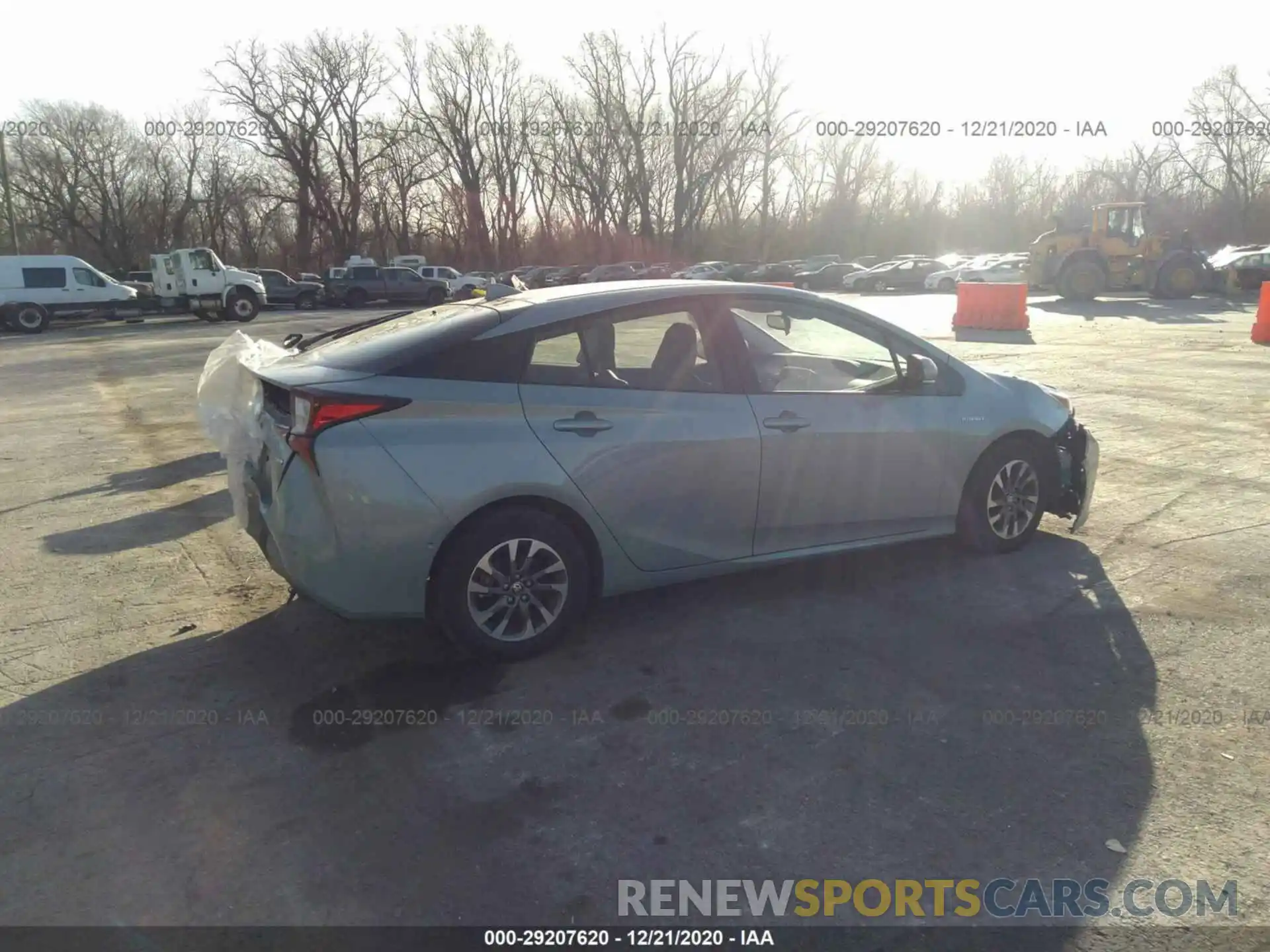 4 Photograph of a damaged car JTDKARFU7K3094352 TOYOTA PRIUS 2019