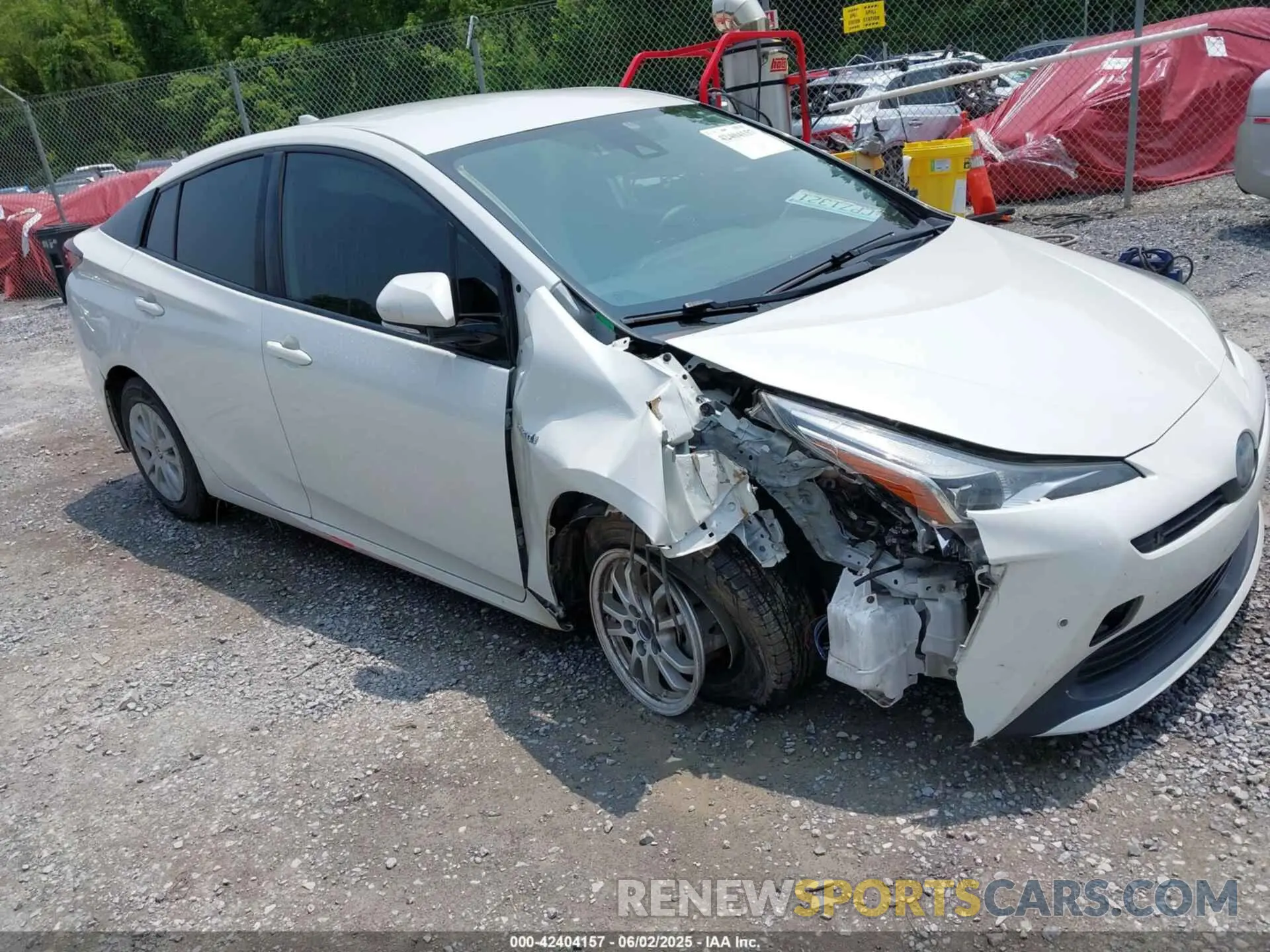 1 Photograph of a damaged car JTDKARFU7K3094965 TOYOTA PRIUS 2019