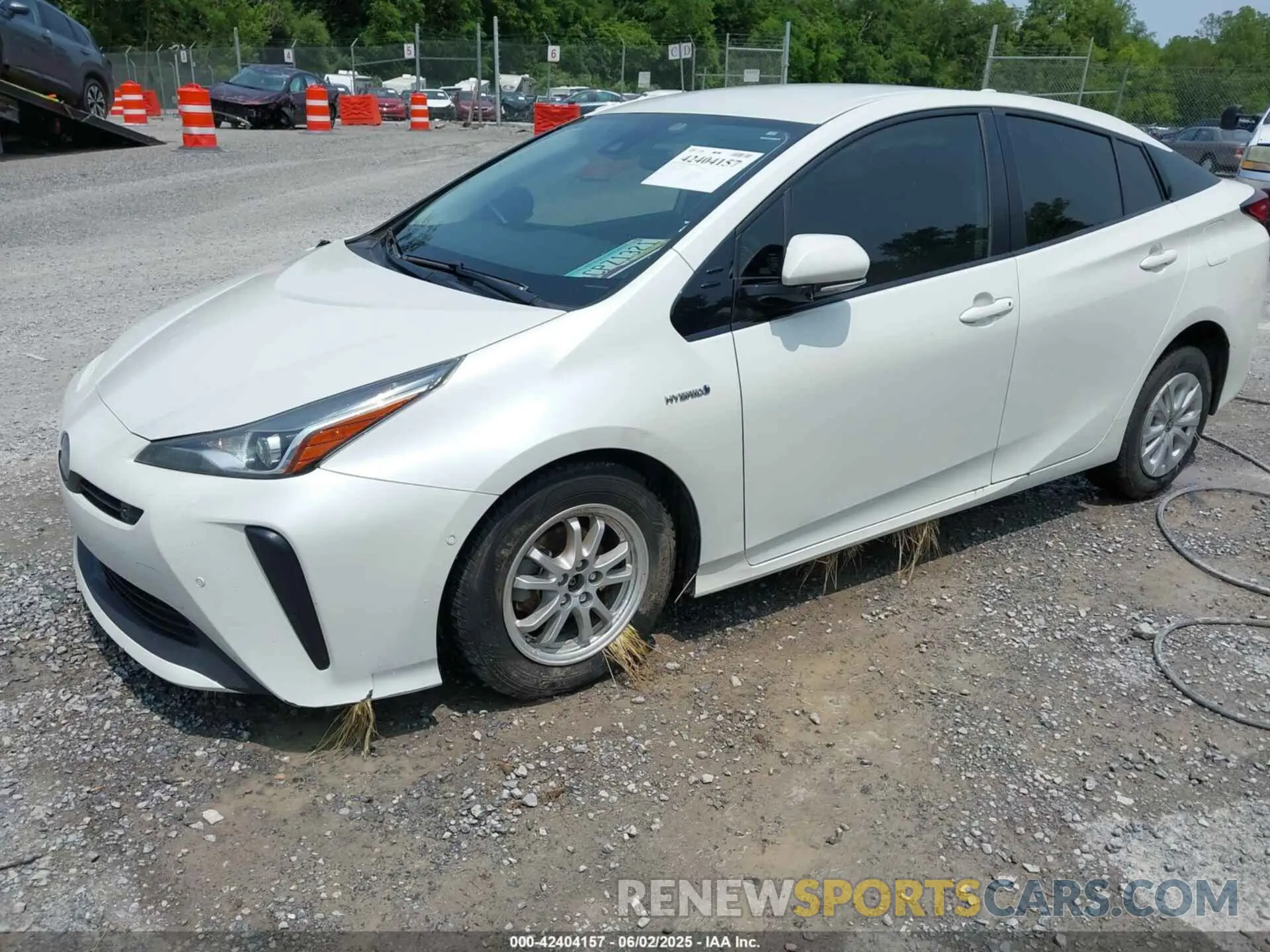 2 Photograph of a damaged car JTDKARFU7K3094965 TOYOTA PRIUS 2019