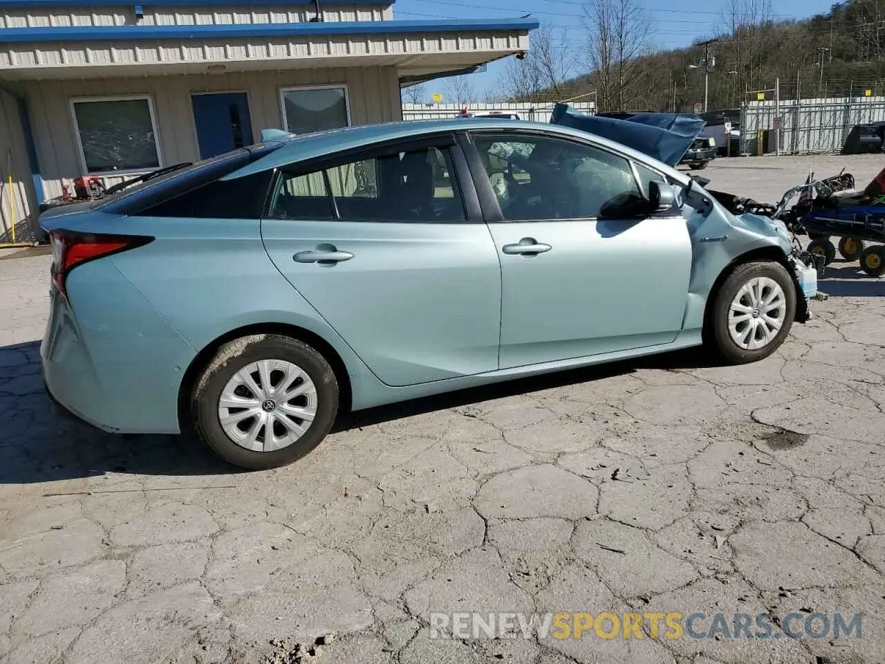 3 Photograph of a damaged car JTDKARFU7K3095131 TOYOTA PRIUS 2019