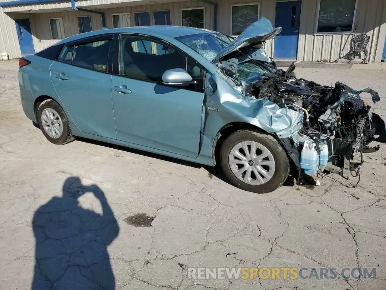 4 Photograph of a damaged car JTDKARFU7K3095131 TOYOTA PRIUS 2019