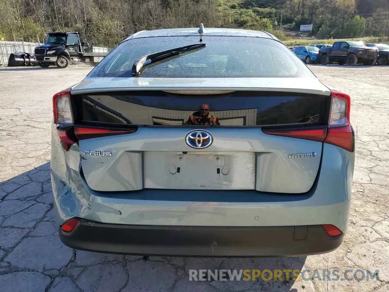 6 Photograph of a damaged car JTDKARFU7K3095131 TOYOTA PRIUS 2019
