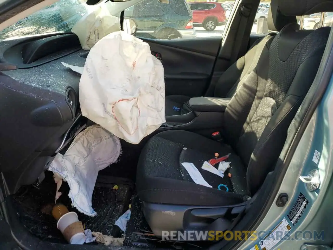 7 Photograph of a damaged car JTDKARFU7K3095131 TOYOTA PRIUS 2019