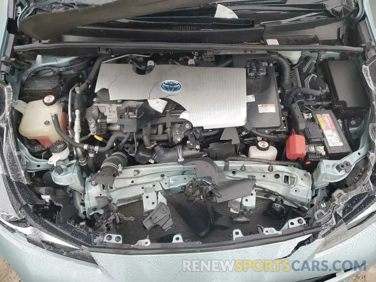 11 Photograph of a damaged car JTDKARFU7K3096957 TOYOTA PRIUS 2019