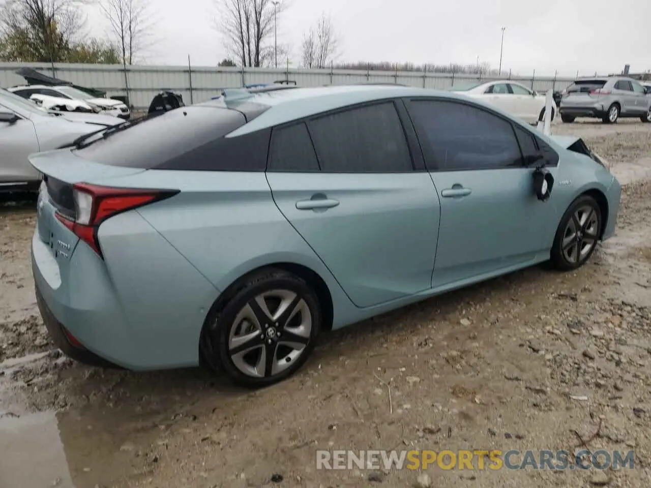 3 Photograph of a damaged car JTDKARFU7K3096957 TOYOTA PRIUS 2019