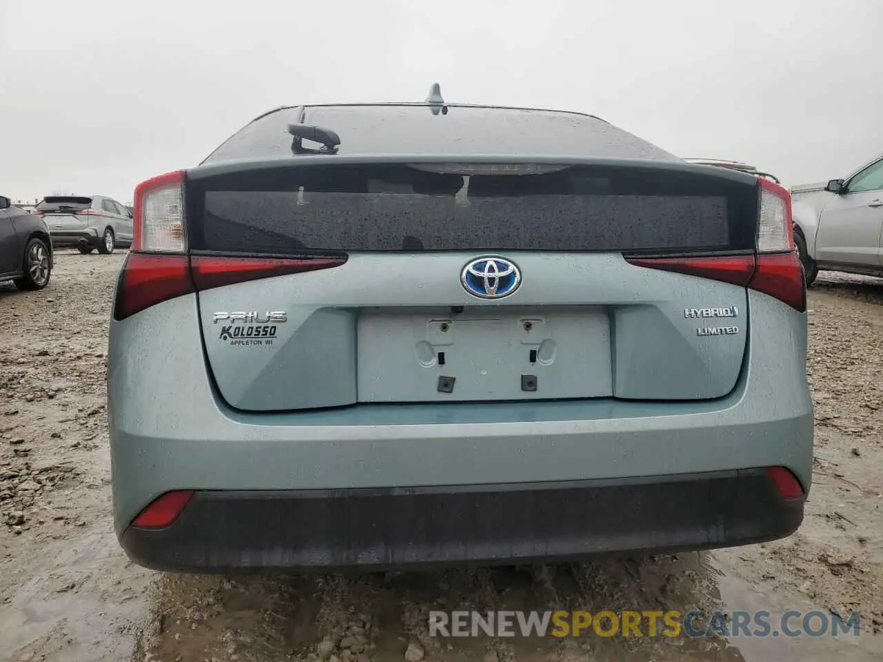 6 Photograph of a damaged car JTDKARFU7K3096957 TOYOTA PRIUS 2019