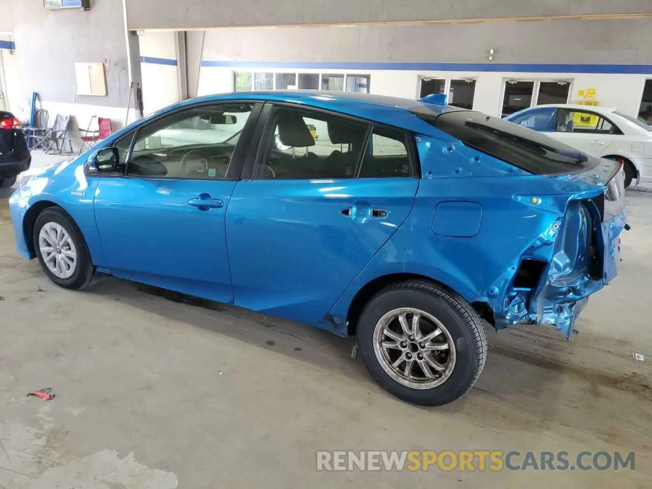 2 Photograph of a damaged car JTDKARFU7K3099986 TOYOTA PRIUS 2019