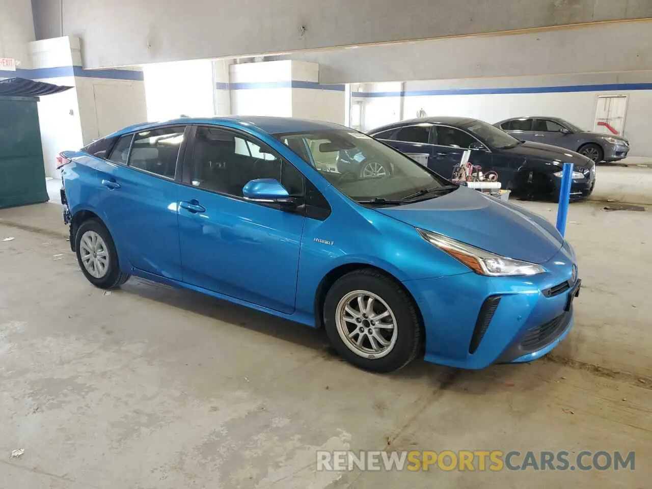 4 Photograph of a damaged car JTDKARFU7K3099986 TOYOTA PRIUS 2019