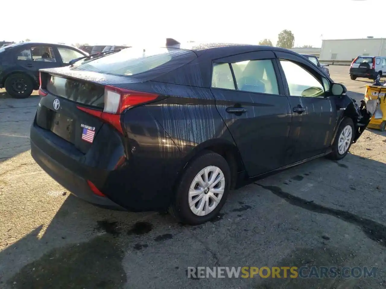 4 Photograph of a damaged car JTDKARFU8K3069072 TOYOTA PRIUS 2019