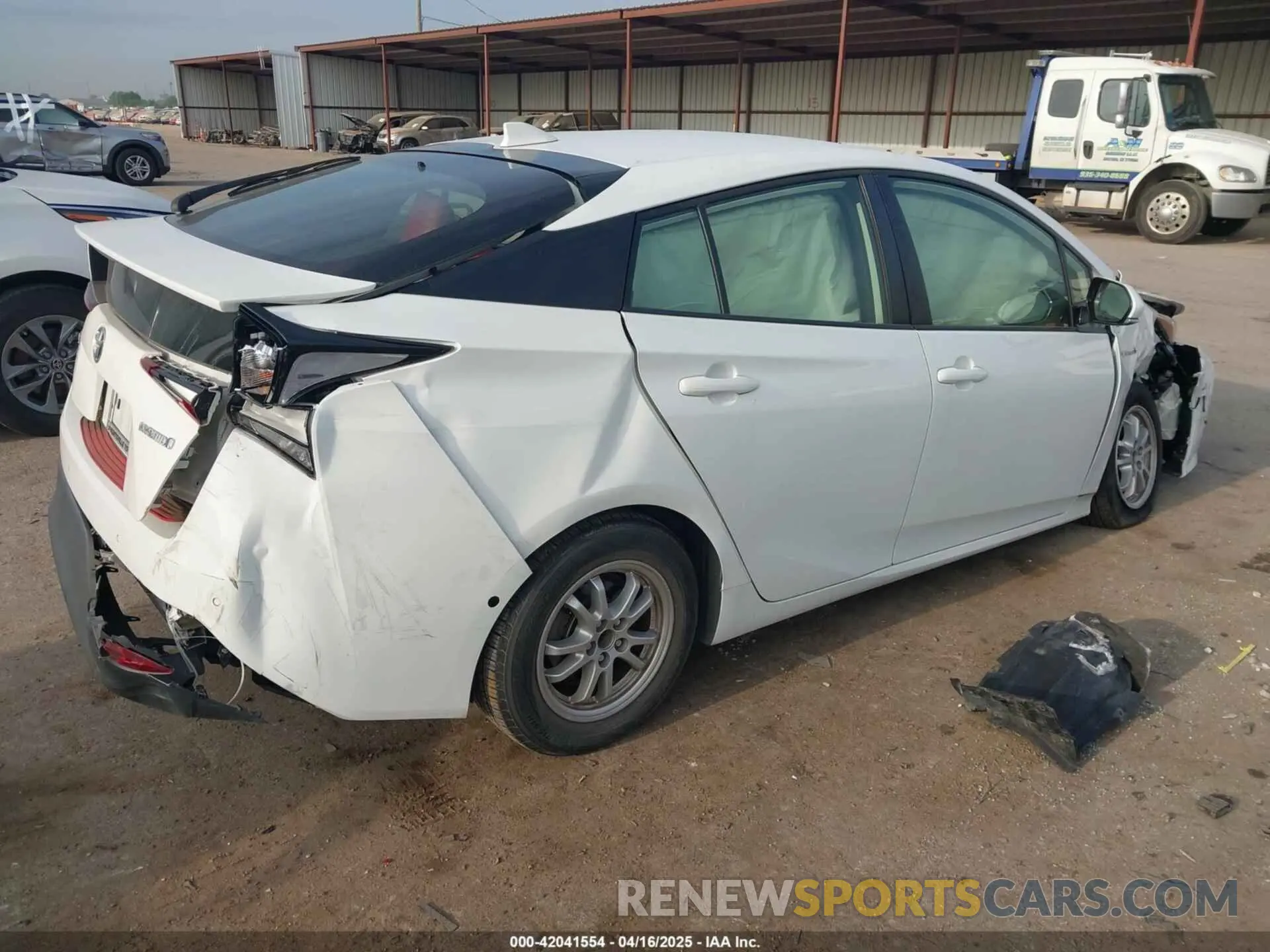 4 Photograph of a damaged car JTDKARFU8K3069783 TOYOTA PRIUS 2019