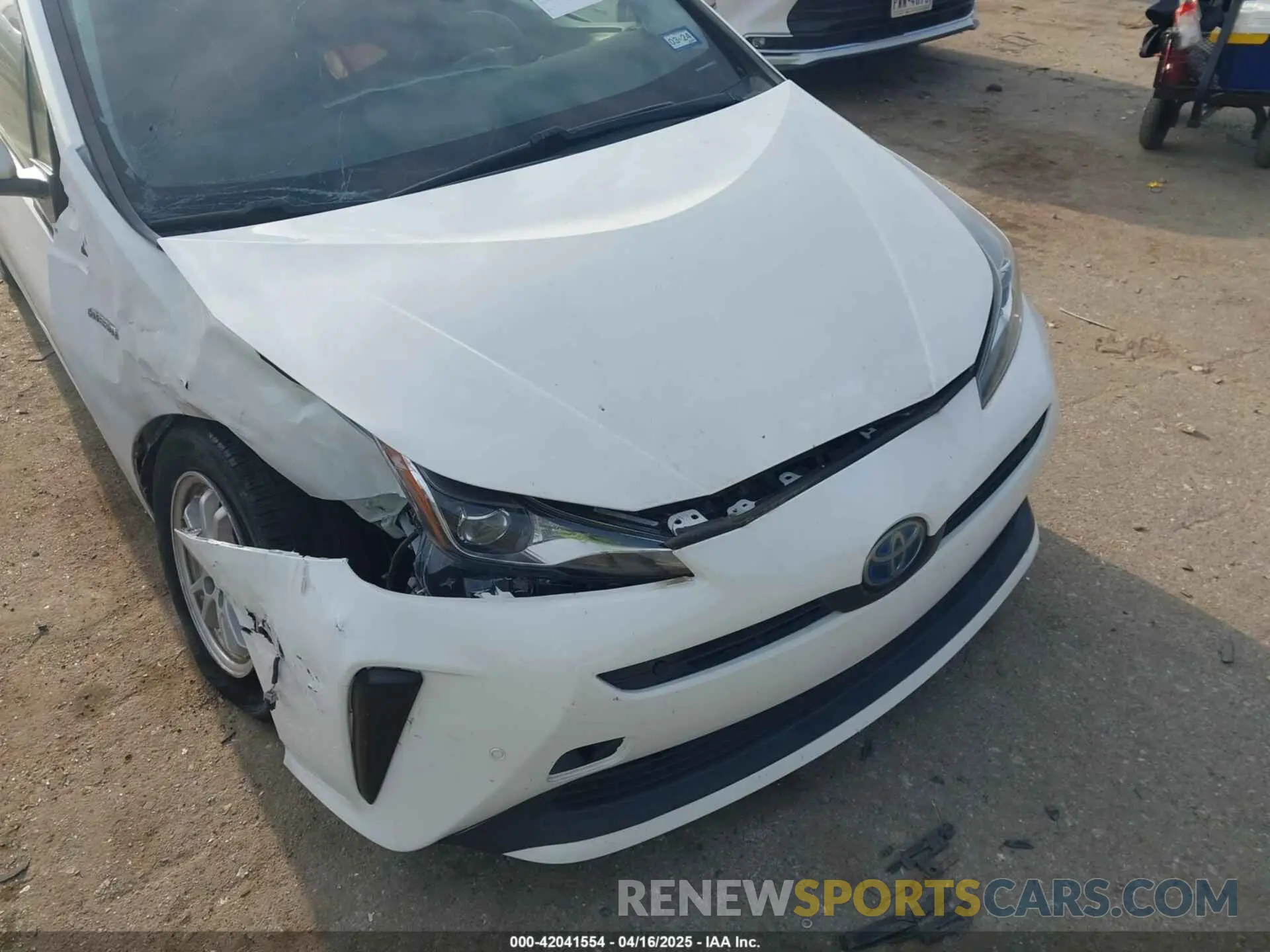 6 Photograph of a damaged car JTDKARFU8K3069783 TOYOTA PRIUS 2019