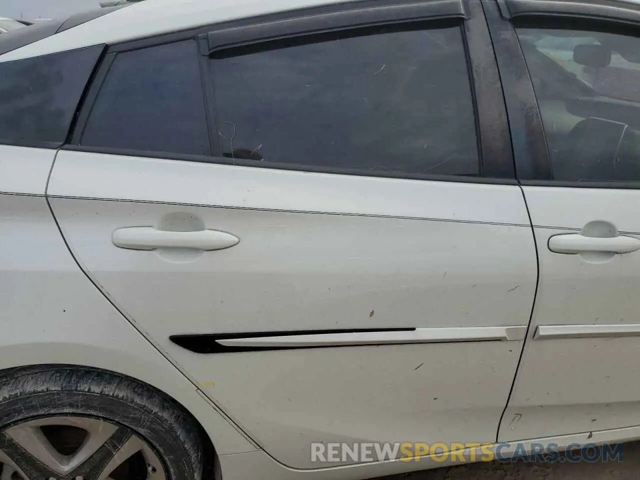 12 Photograph of a damaged car JTDKARFU8K3070416 TOYOTA PRIUS 2019