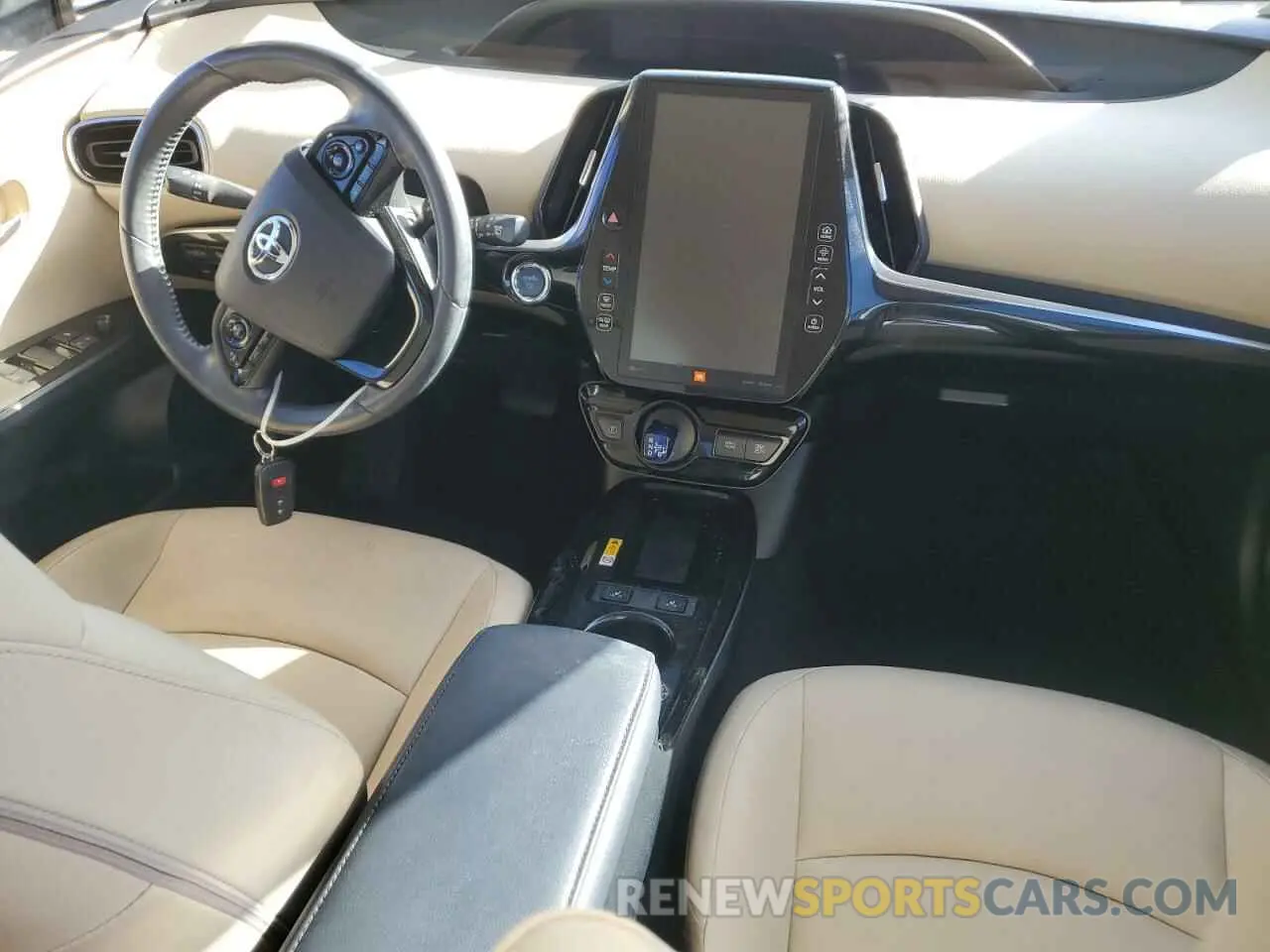 8 Photograph of a damaged car JTDKARFU8K3070416 TOYOTA PRIUS 2019