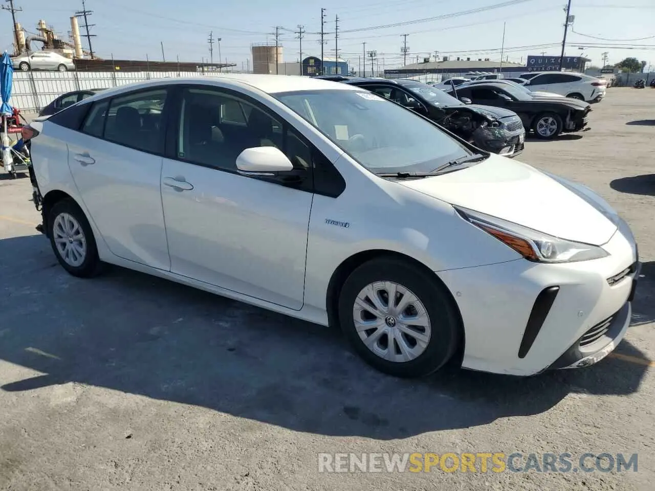 4 Photograph of a damaged car JTDKARFU8K3071064 TOYOTA PRIUS 2019