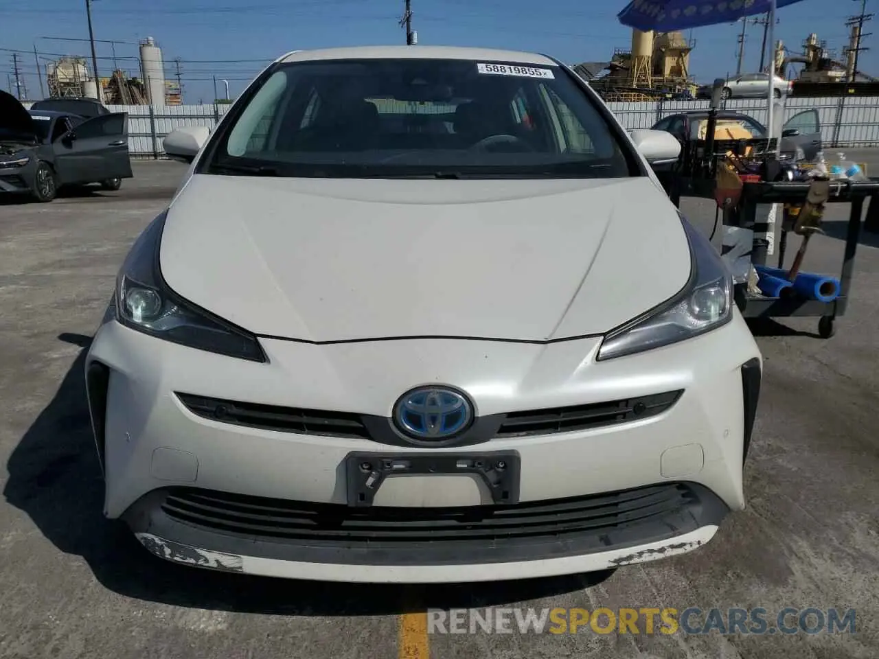 5 Photograph of a damaged car JTDKARFU8K3071064 TOYOTA PRIUS 2019