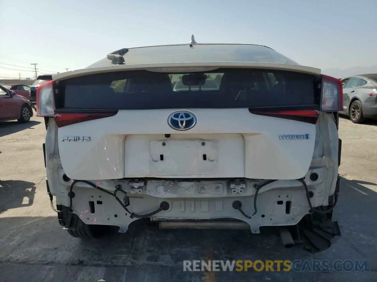6 Photograph of a damaged car JTDKARFU8K3071064 TOYOTA PRIUS 2019
