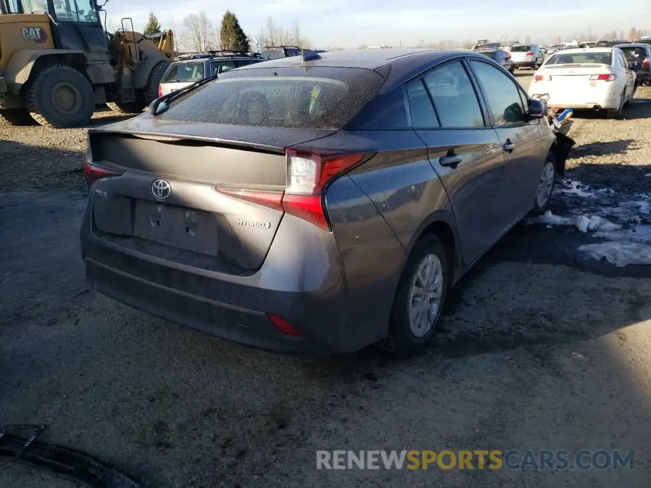 4 Photograph of a damaged car JTDKARFU8K3074997 TOYOTA PRIUS 2019