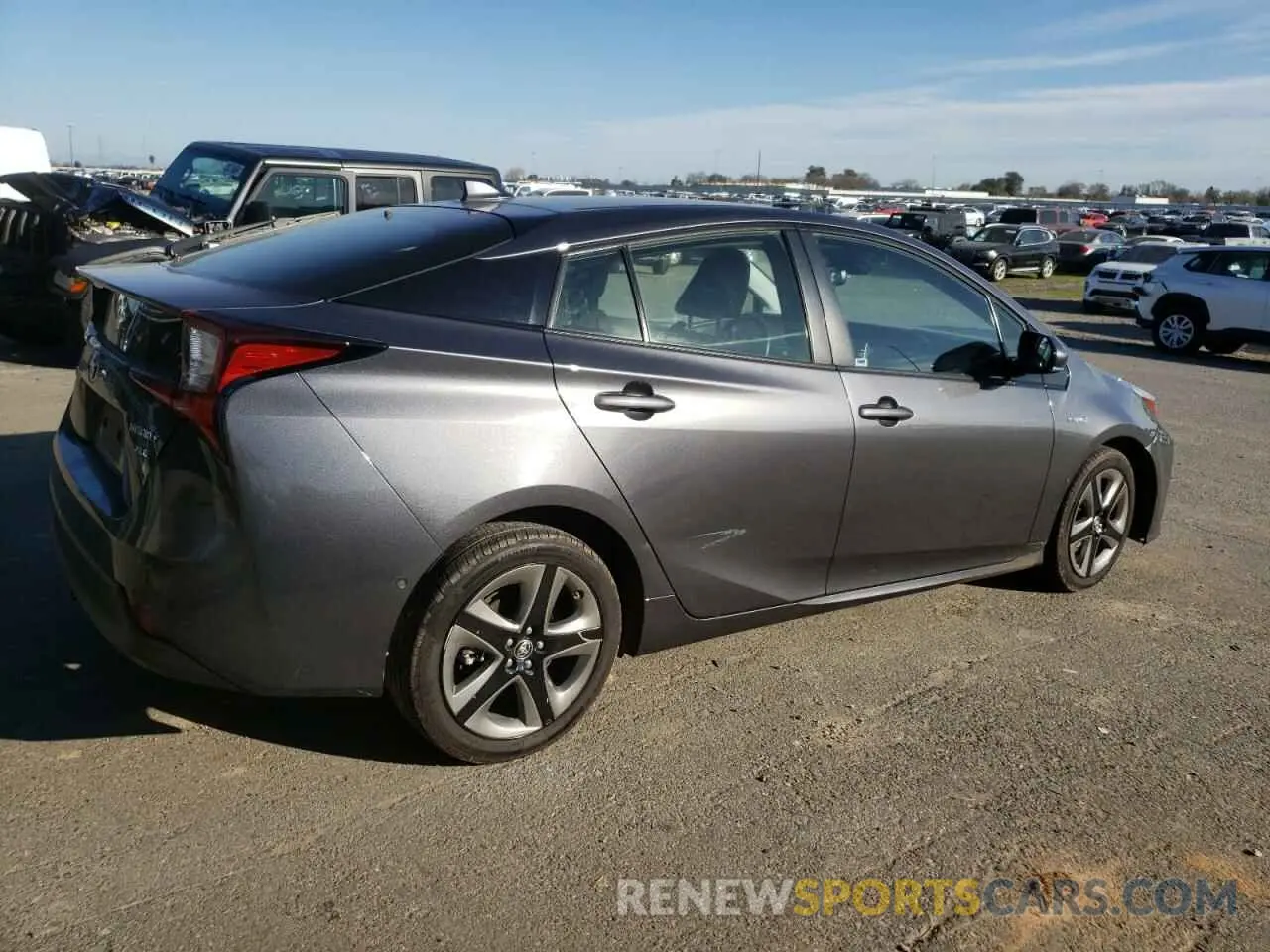 3 Photograph of a damaged car JTDKARFU8K3077740 TOYOTA PRIUS 2019