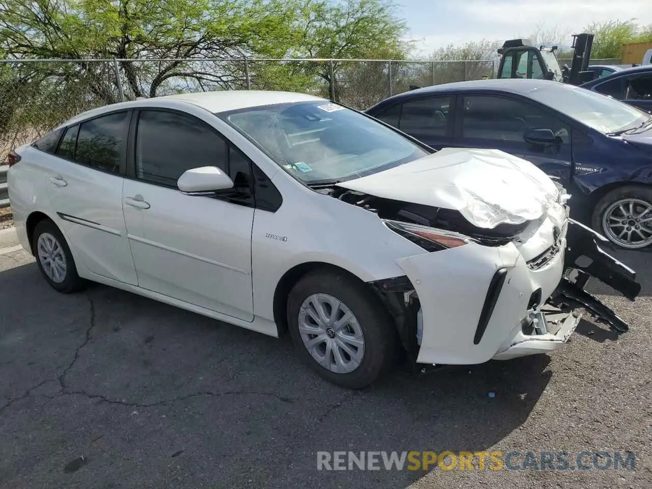 4 Photograph of a damaged car JTDKARFU8K3079438 TOYOTA PRIUS 2019
