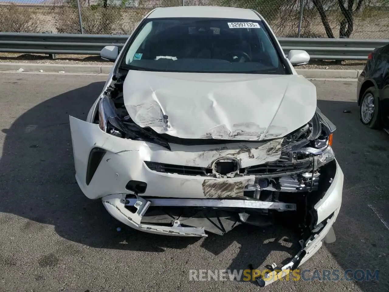5 Photograph of a damaged car JTDKARFU8K3079438 TOYOTA PRIUS 2019