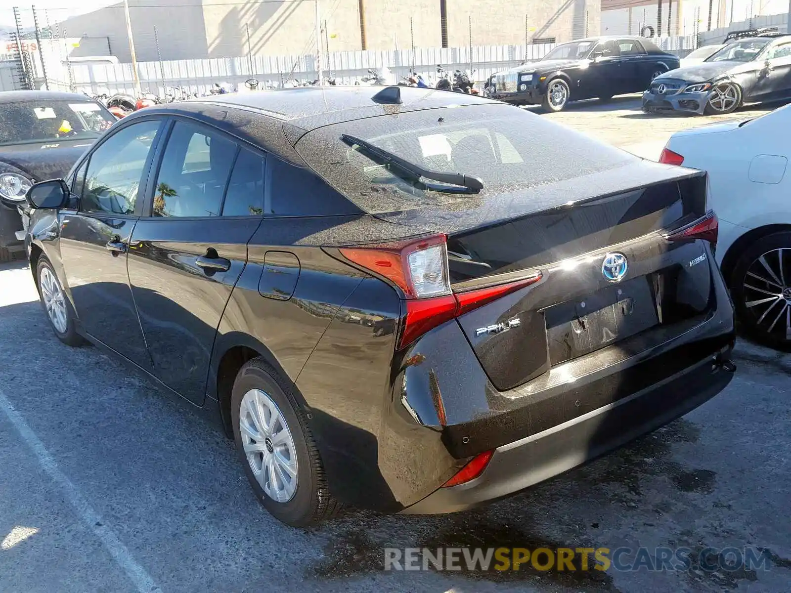 3 Photograph of a damaged car JTDKARFU8K3080539 TOYOTA PRIUS 2019