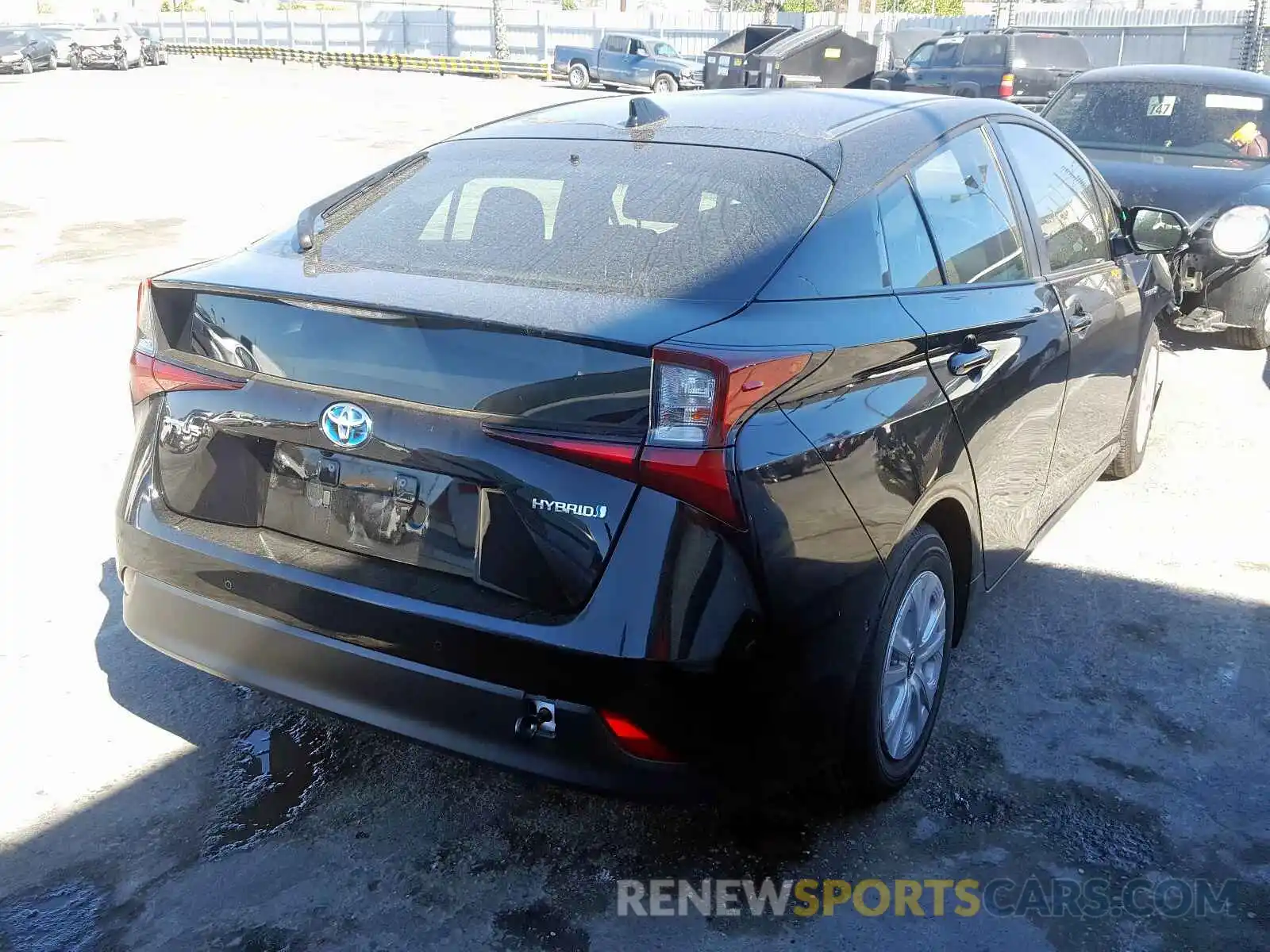 4 Photograph of a damaged car JTDKARFU8K3080539 TOYOTA PRIUS 2019