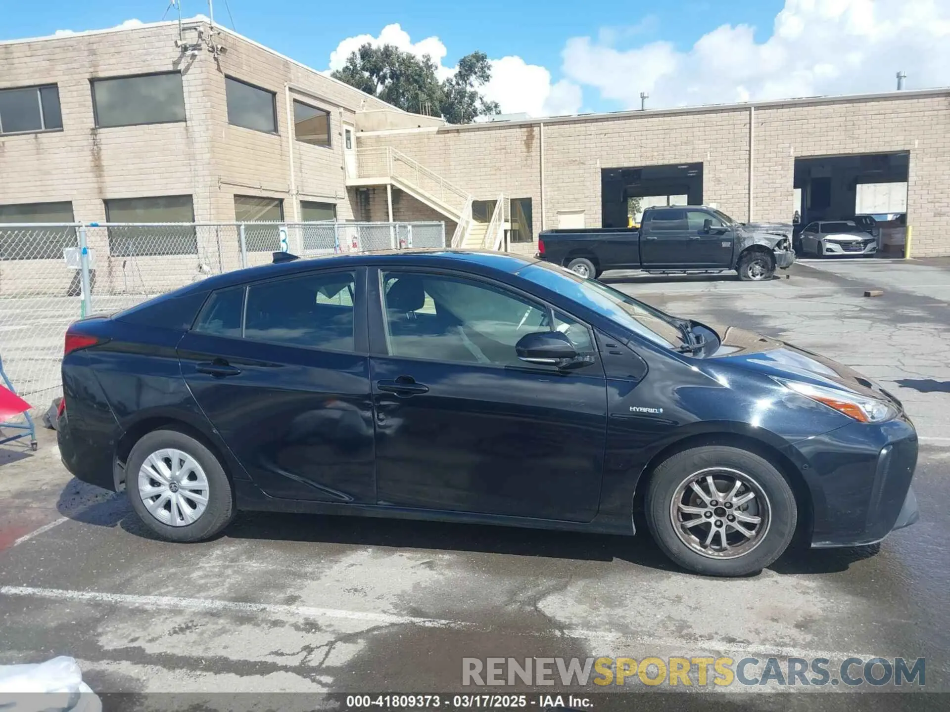 14 Photograph of a damaged car JTDKARFU8K3082503 TOYOTA PRIUS 2019