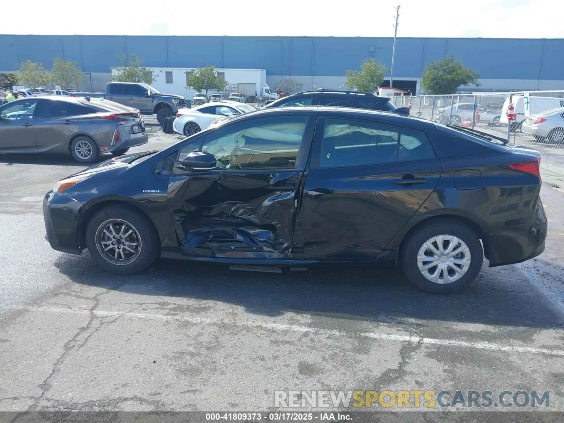 15 Photograph of a damaged car JTDKARFU8K3082503 TOYOTA PRIUS 2019