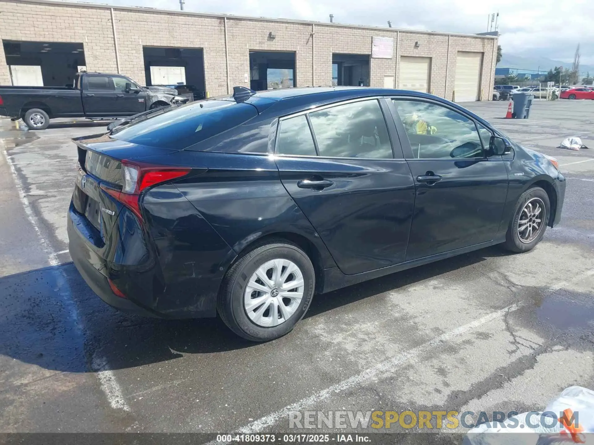 4 Photograph of a damaged car JTDKARFU8K3082503 TOYOTA PRIUS 2019