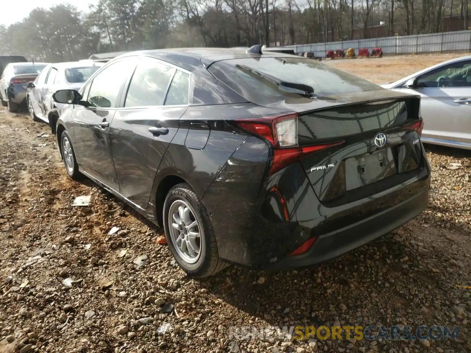 3 Photograph of a damaged car JTDKARFU8K3087250 TOYOTA PRIUS 2019