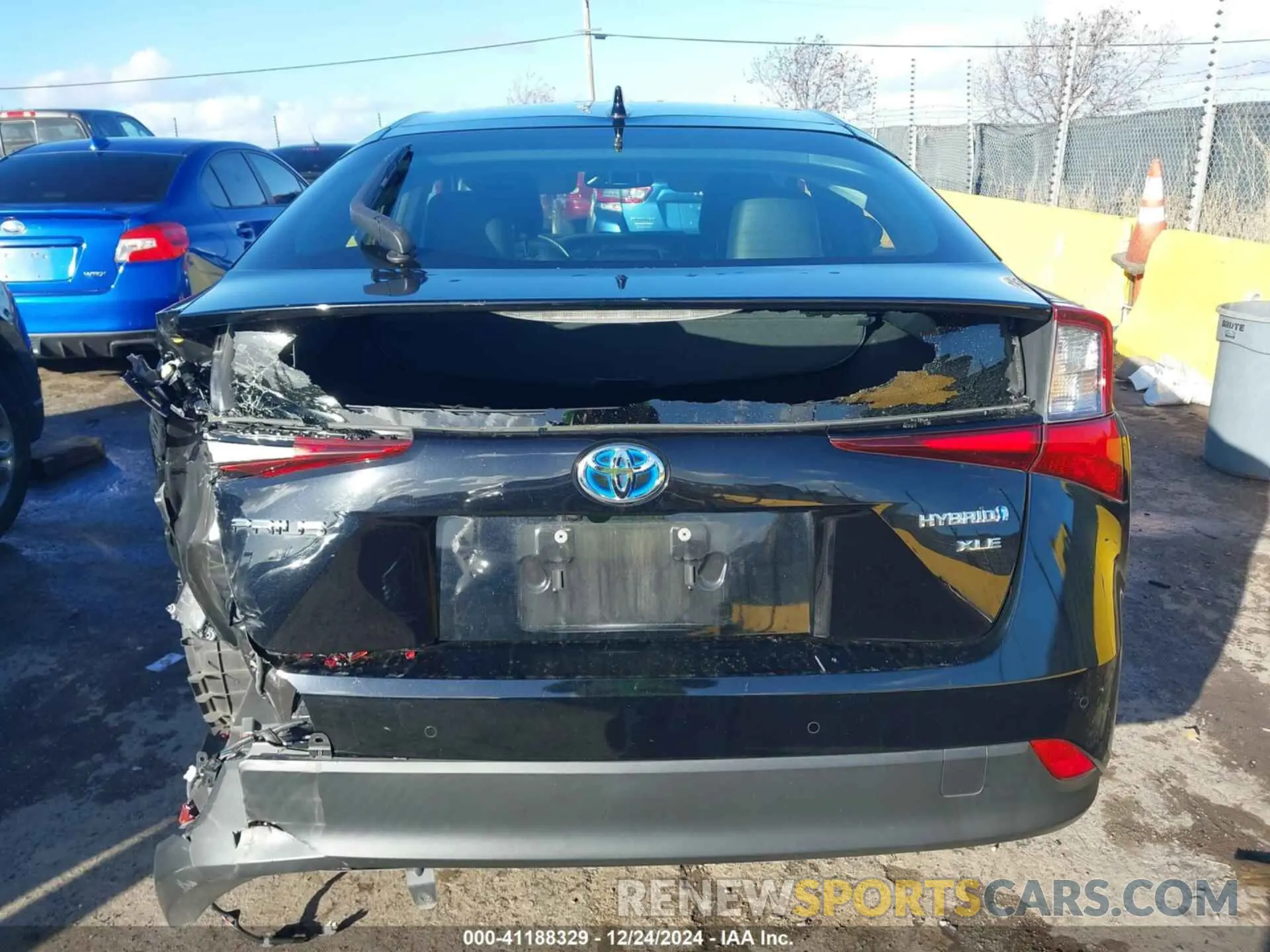 16 Photograph of a damaged car JTDKARFU8K3088379 TOYOTA PRIUS 2019