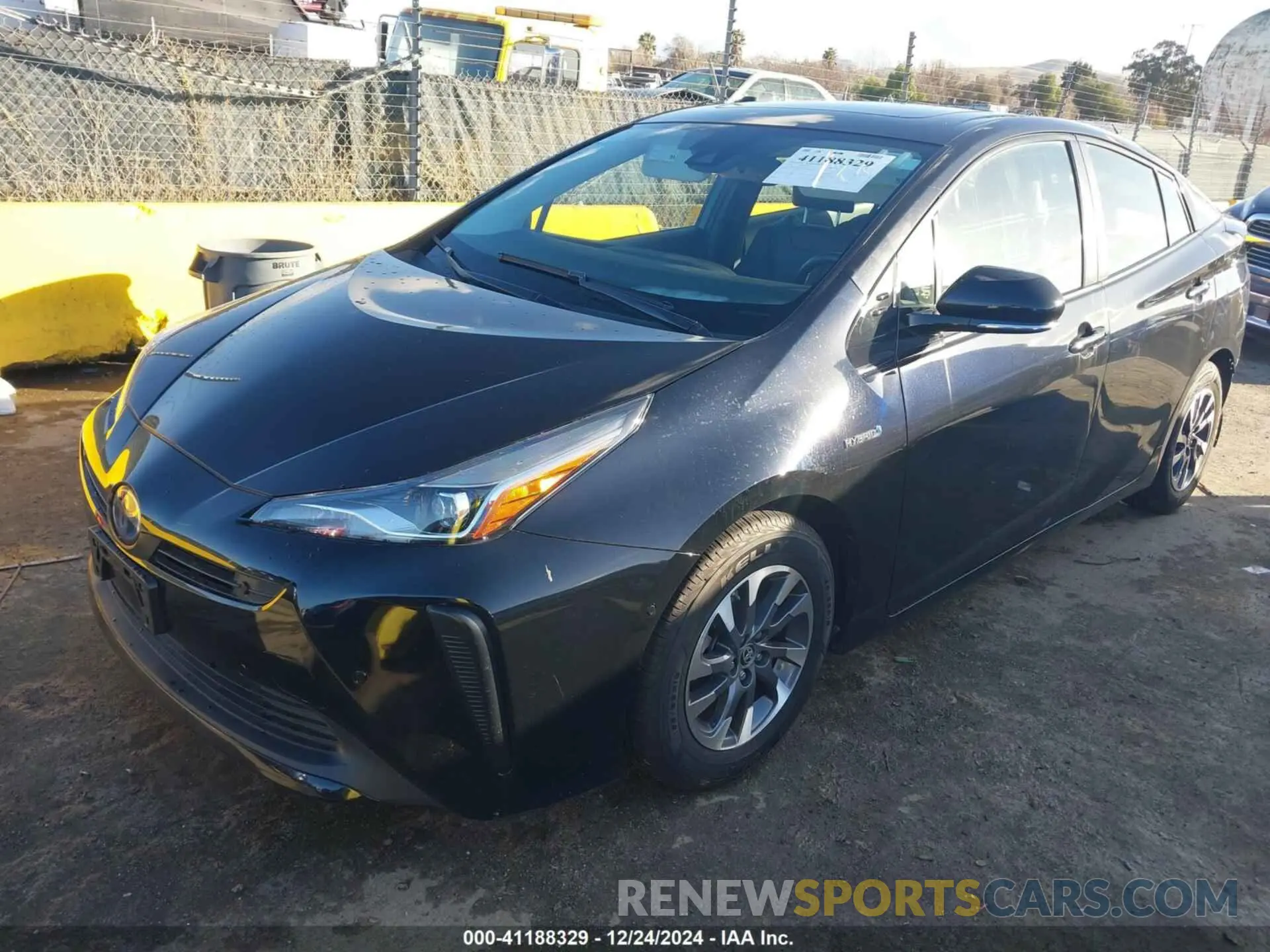 2 Photograph of a damaged car JTDKARFU8K3088379 TOYOTA PRIUS 2019