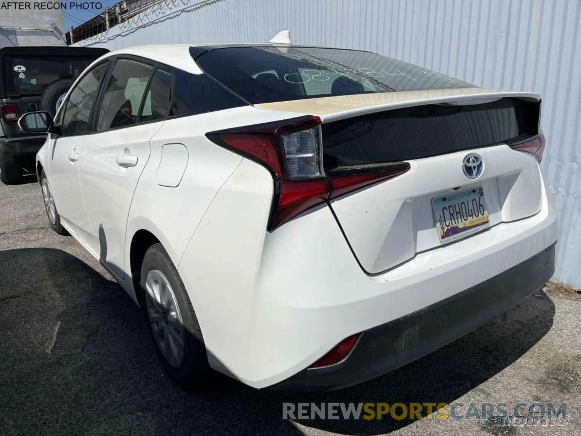 1 Photograph of a damaged car JTDKARFU8K3089984 TOYOTA PRIUS 2019
