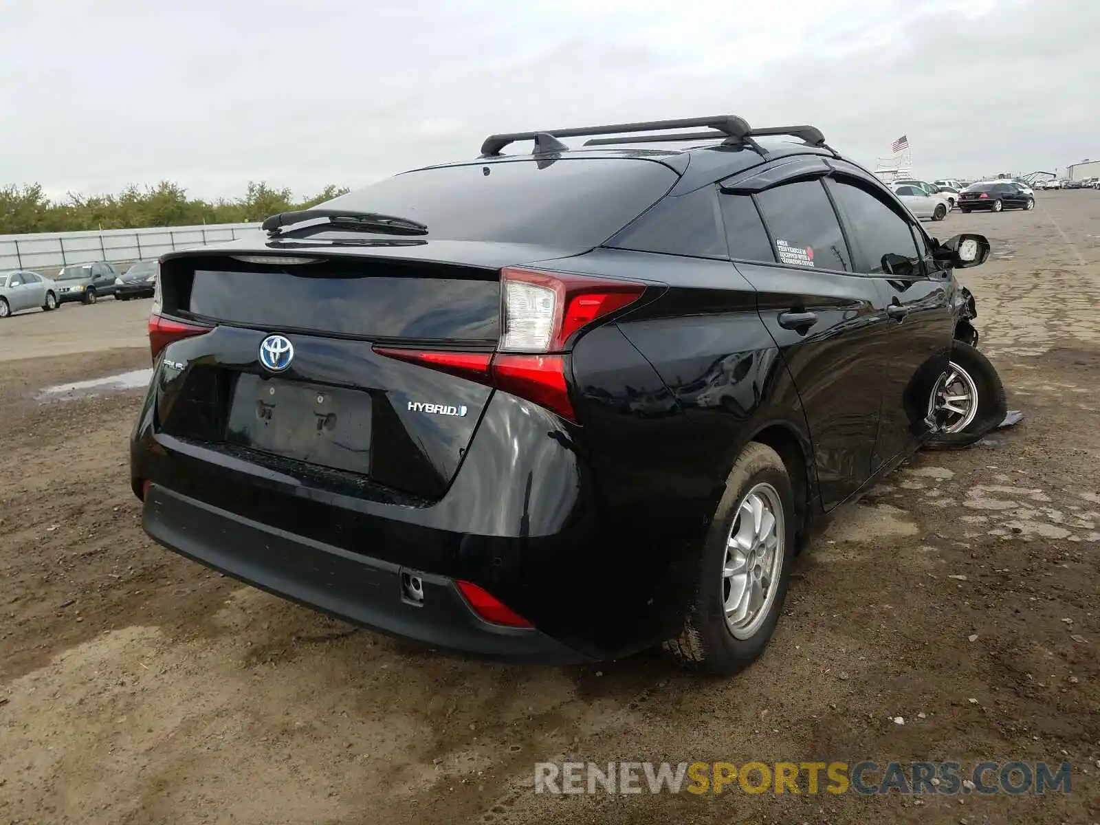 4 Photograph of a damaged car JTDKARFU8K3091721 TOYOTA PRIUS 2019