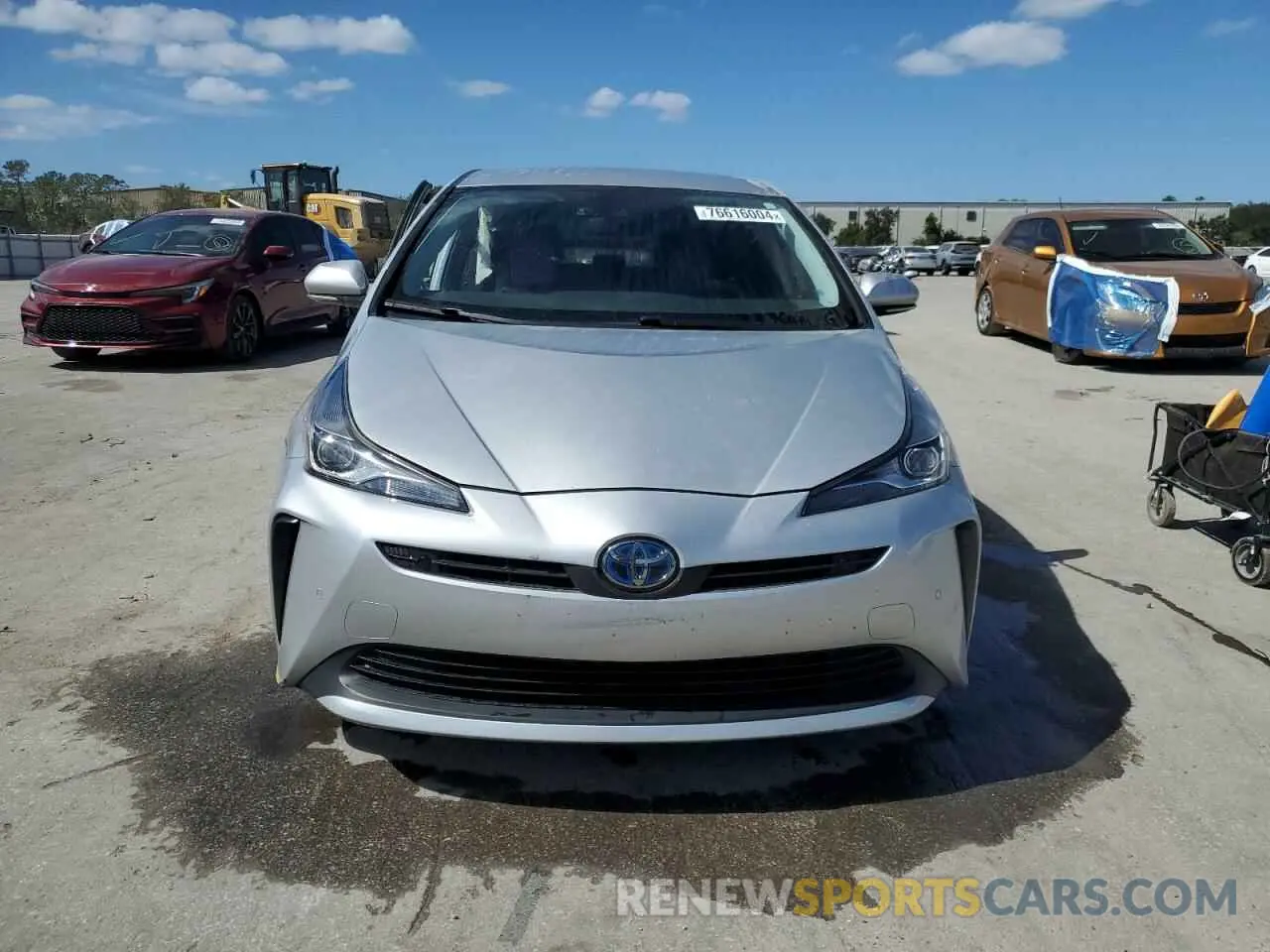 5 Photograph of a damaged car JTDKARFU8K3094814 TOYOTA PRIUS 2019