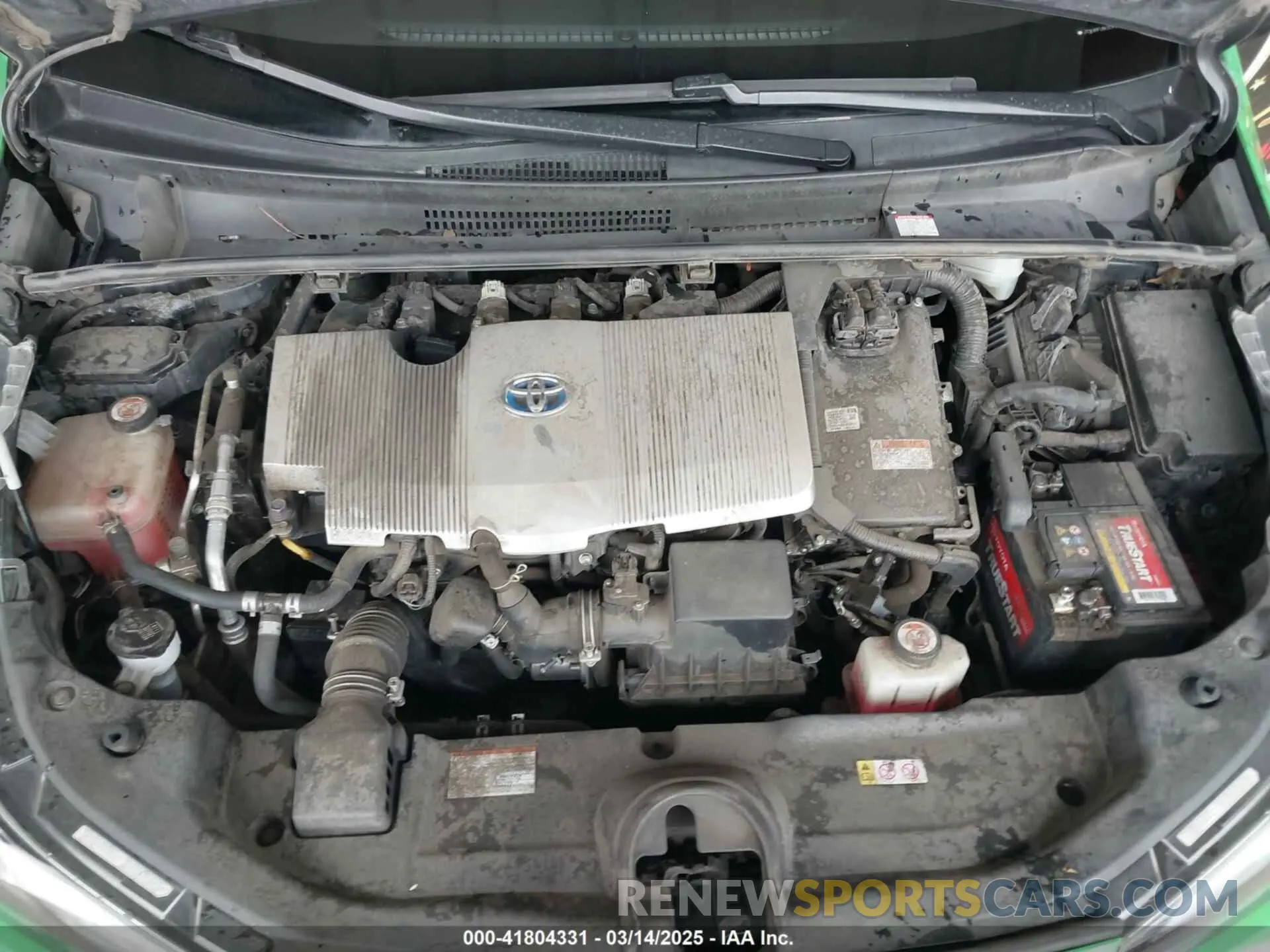 10 Photograph of a damaged car JTDKARFU8K3095428 TOYOTA PRIUS 2019