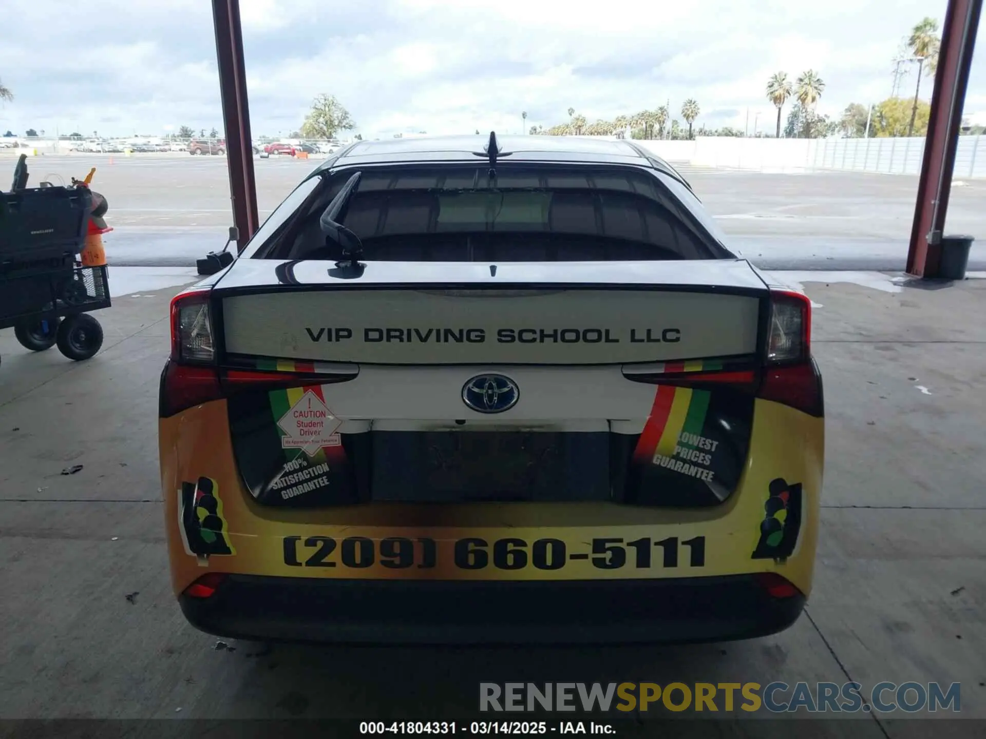 16 Photograph of a damaged car JTDKARFU8K3095428 TOYOTA PRIUS 2019