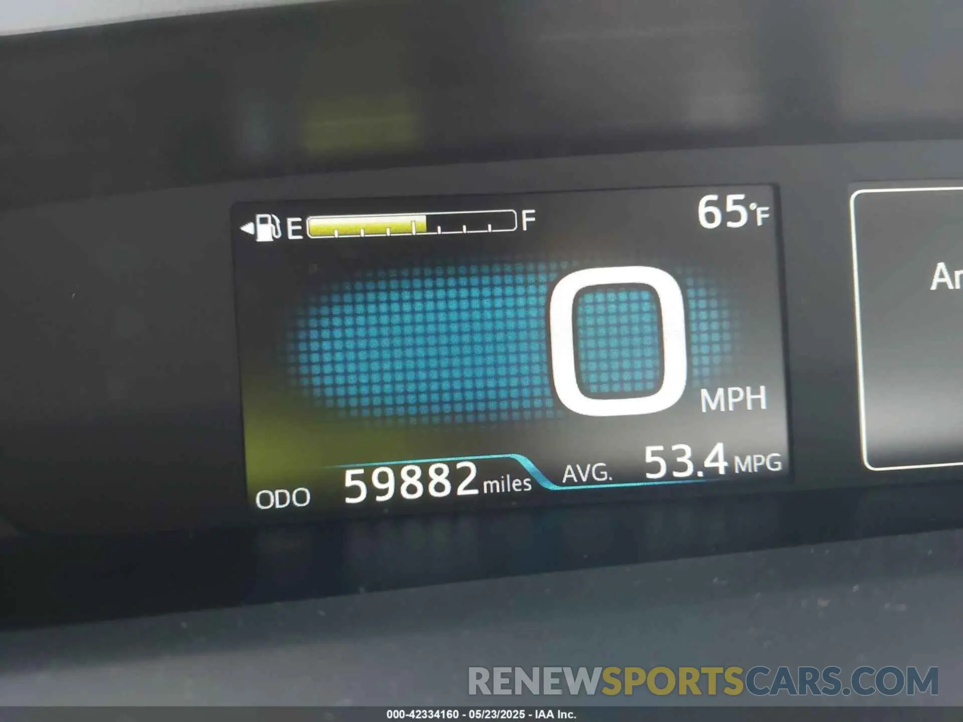15 Photograph of a damaged car JTDKARFU8K3095669 TOYOTA PRIUS 2019