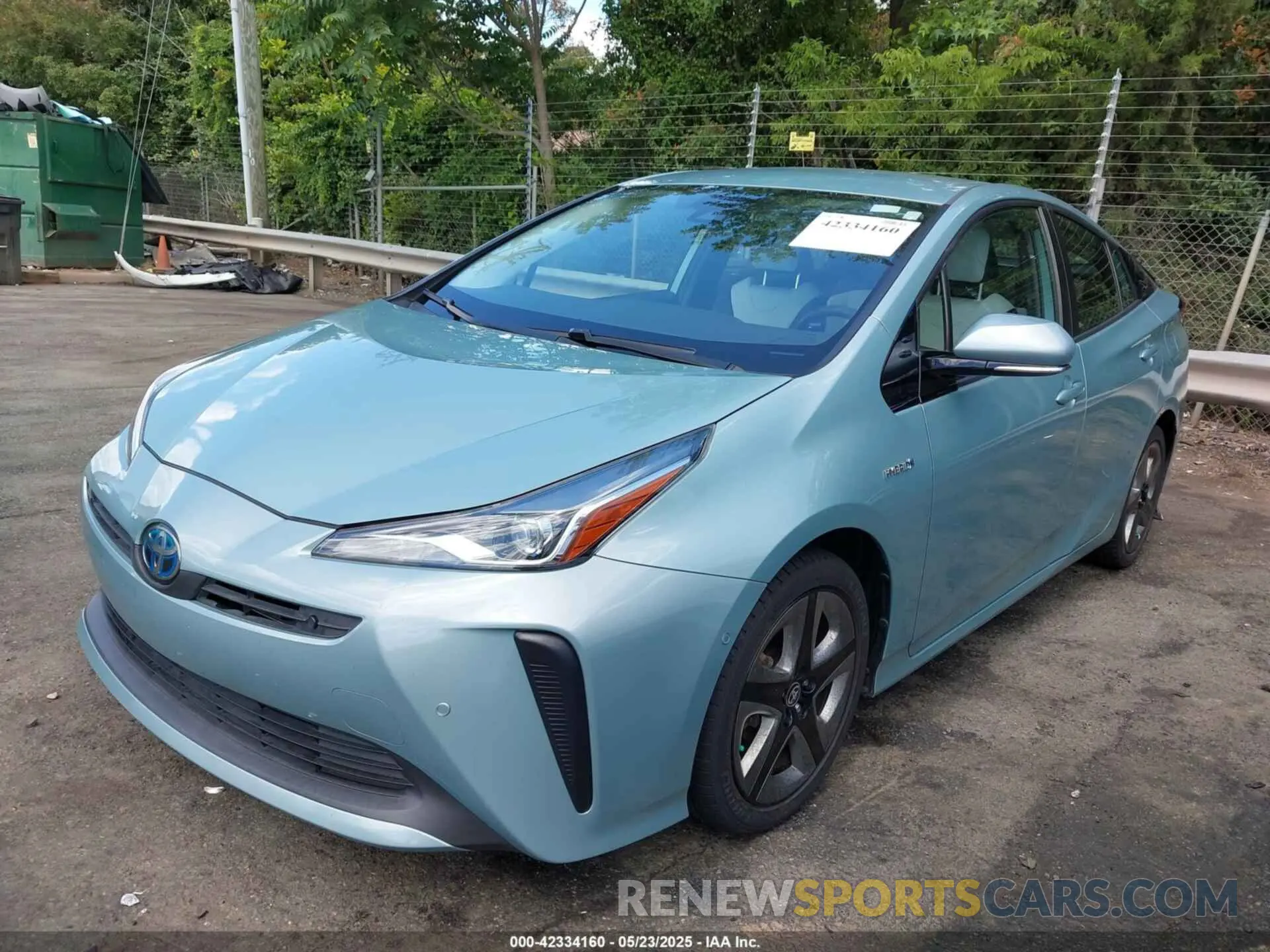 2 Photograph of a damaged car JTDKARFU8K3095669 TOYOTA PRIUS 2019